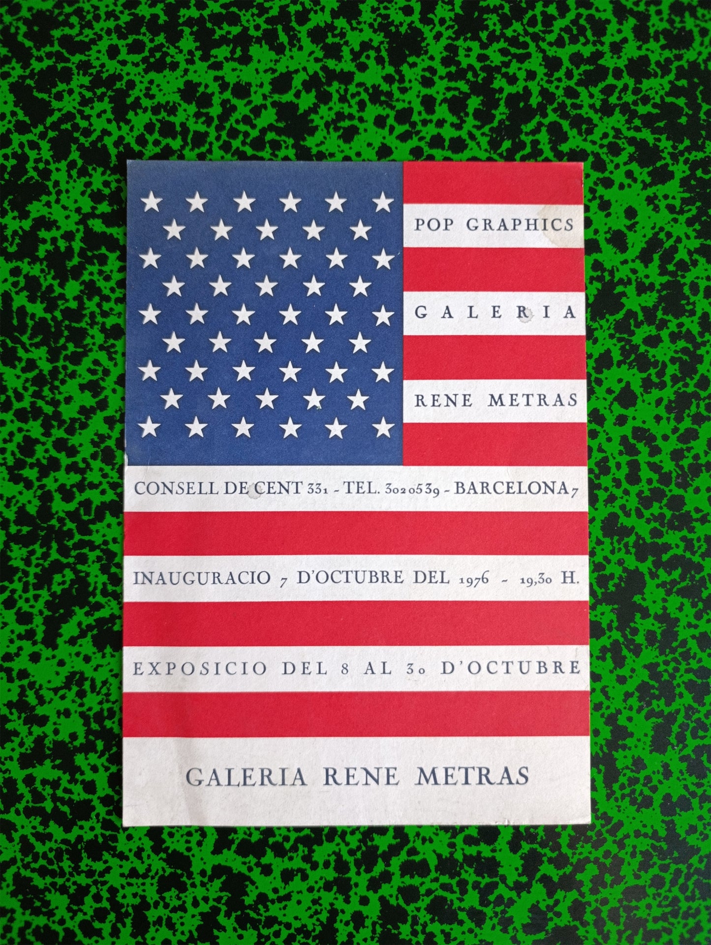 1976 Pop Graphics at Galería René Matrás