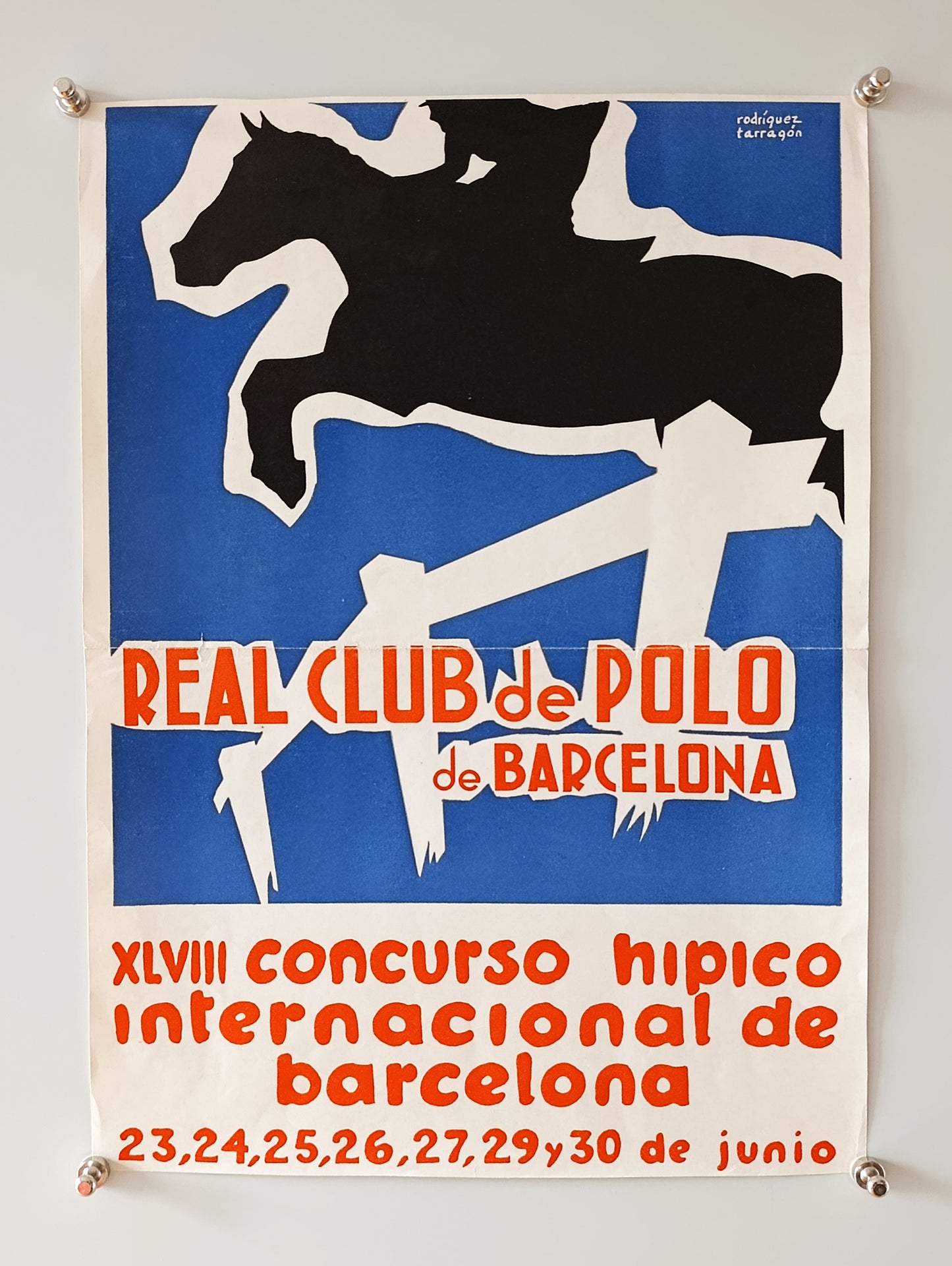 1953 Concurso Hípico Internacional de Barcelona Real Club de Polo