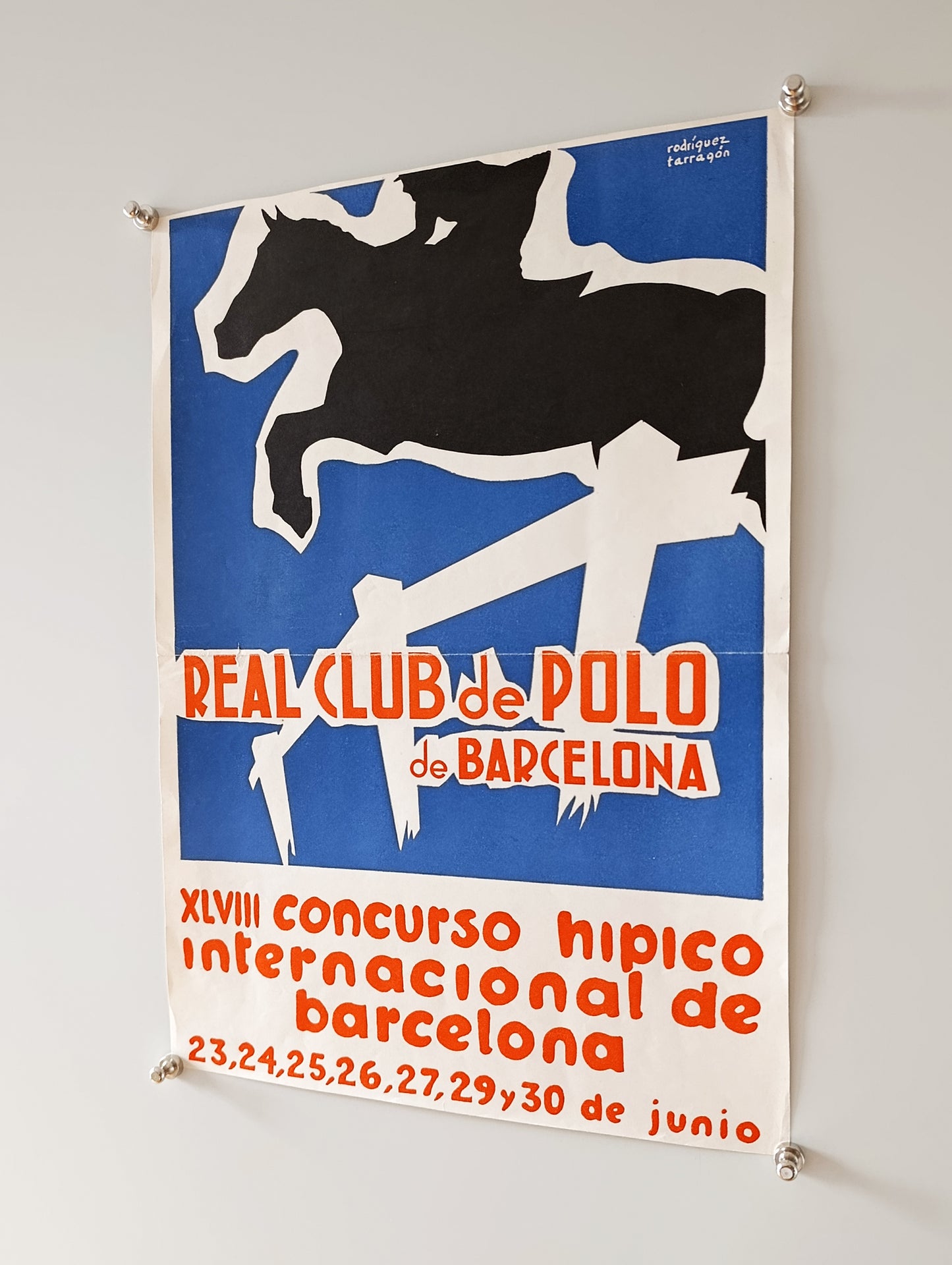 1953 Concurso Hípico Internacional de Barcelona Real Club de Polo