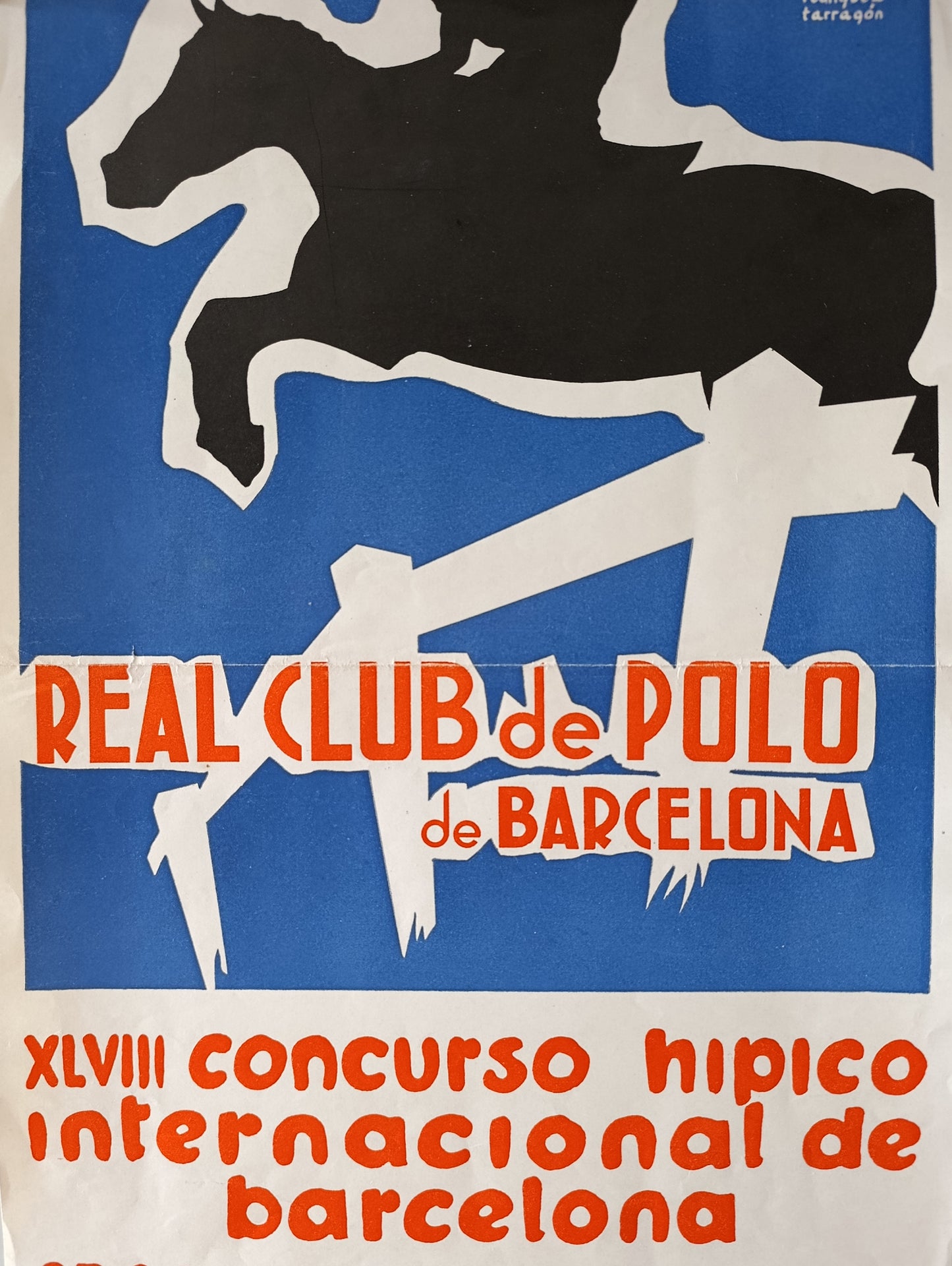 1953 Concurso Hípico Internacional de Barcelona Real Club de Polo