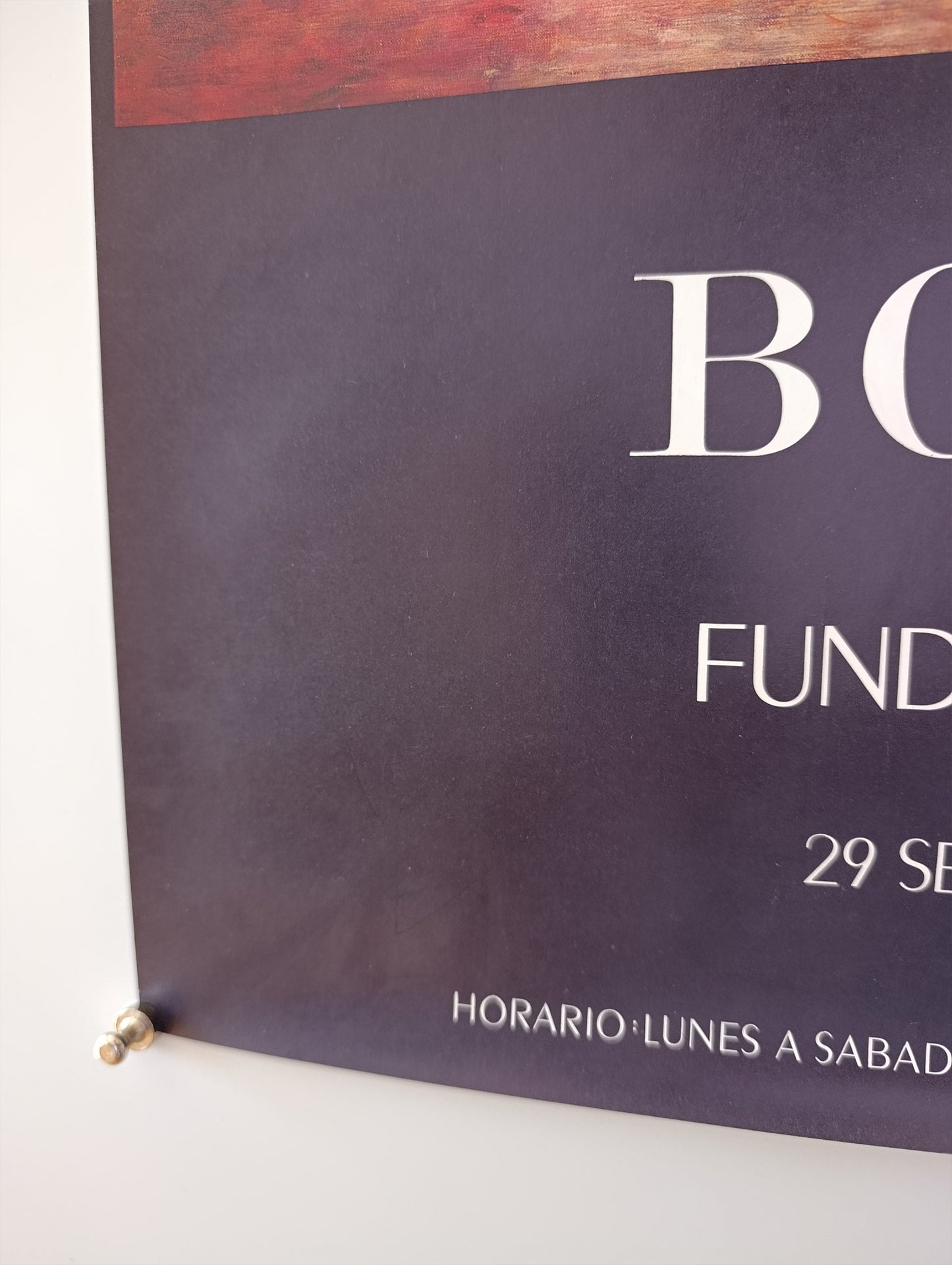 1983 Bonnard Exhibition Poster from Fundación March Madrid