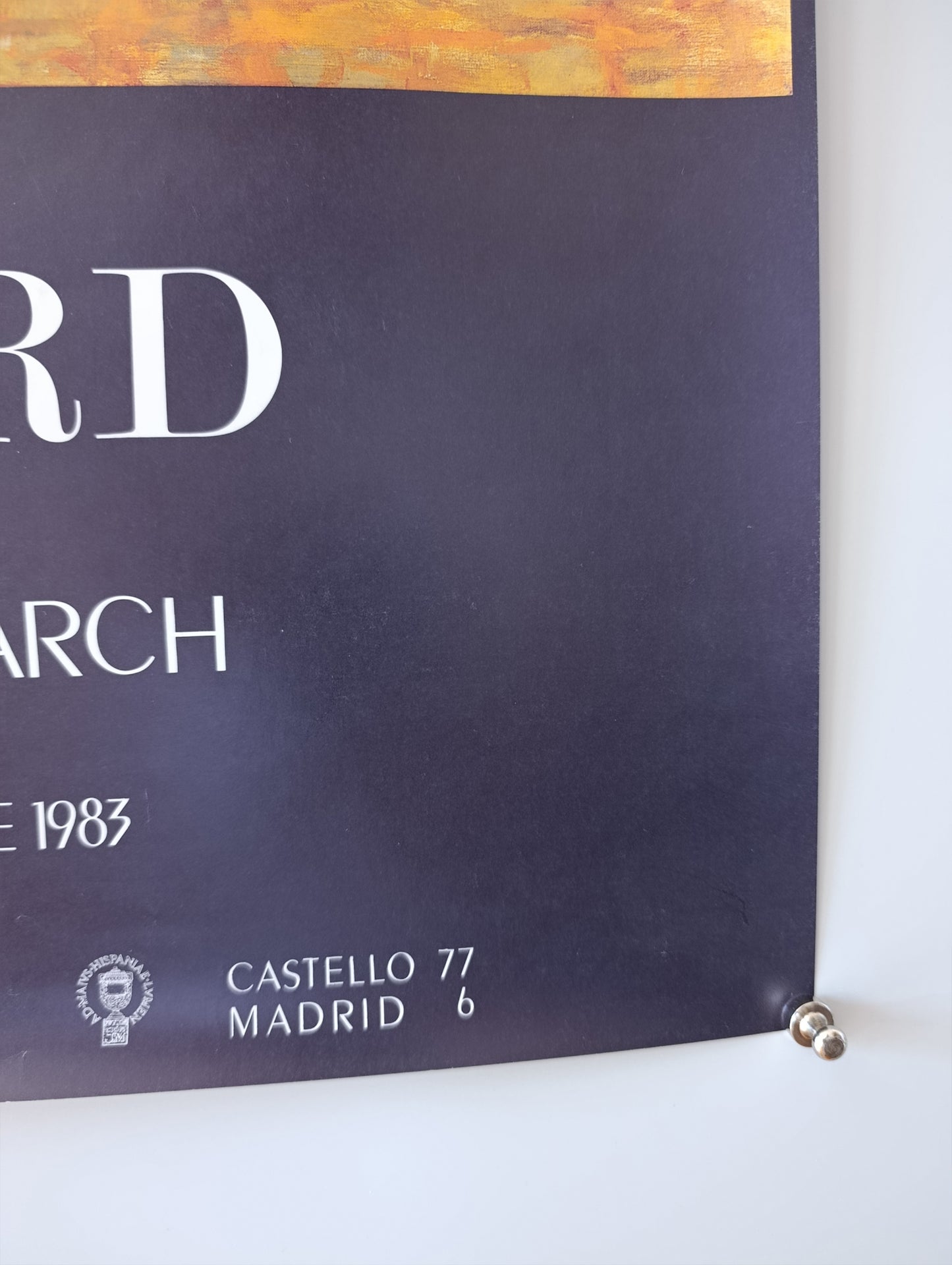 1983 Bonnard Exhibition Poster from Fundación March Madrid