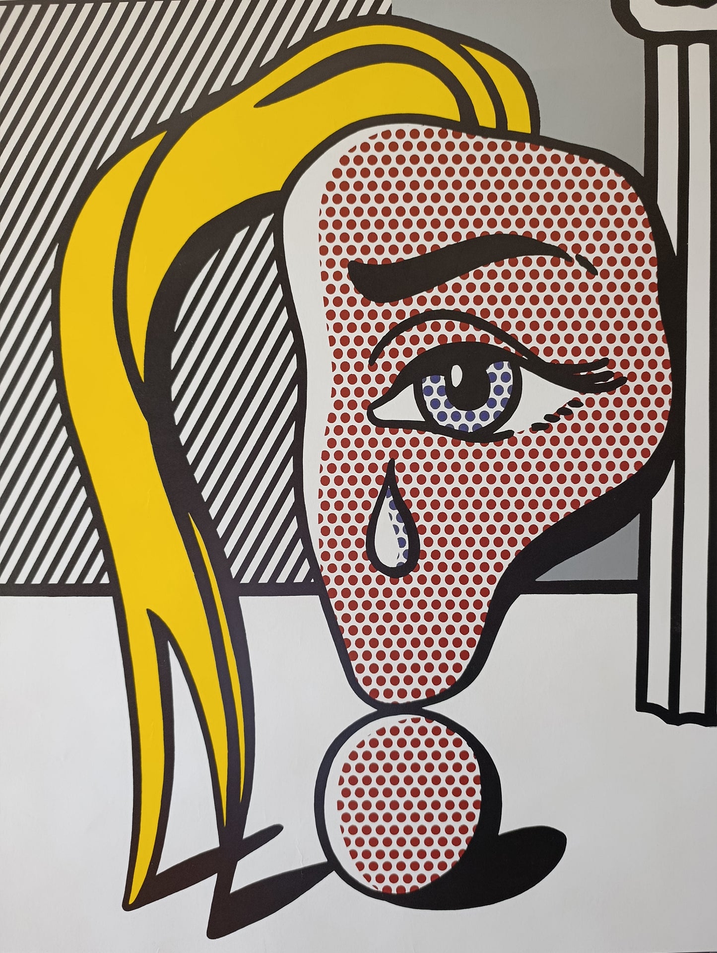 1983 Roy Lichtenstein Exhibition Poster from Fundacion March Madrid