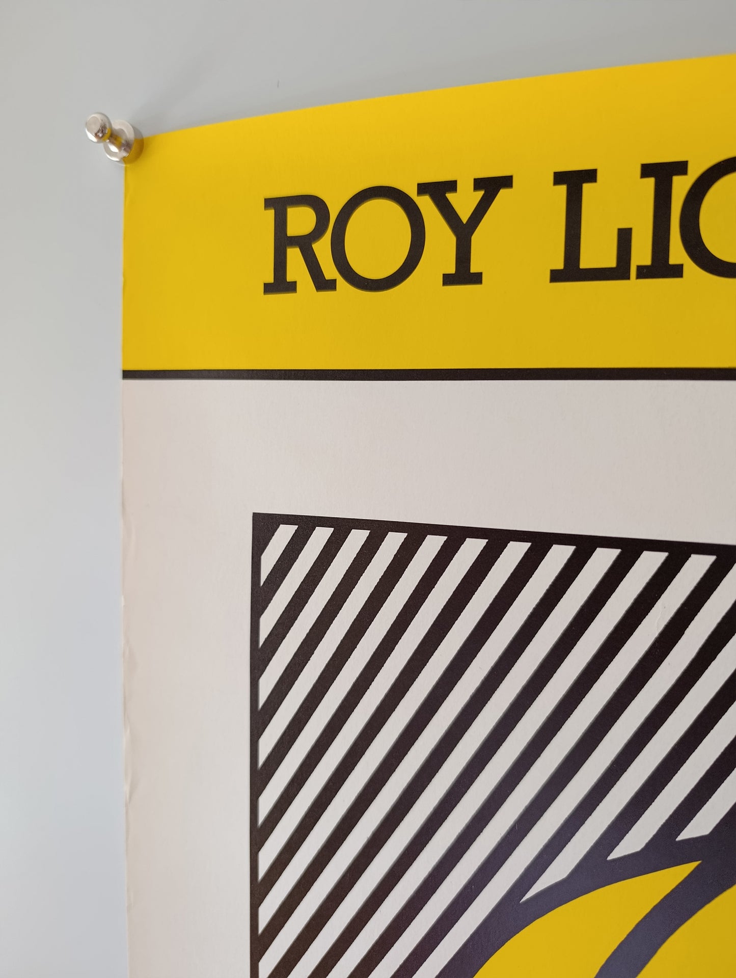 1983 Roy Lichtenstein Exhibition Poster from Fundacion March Madrid