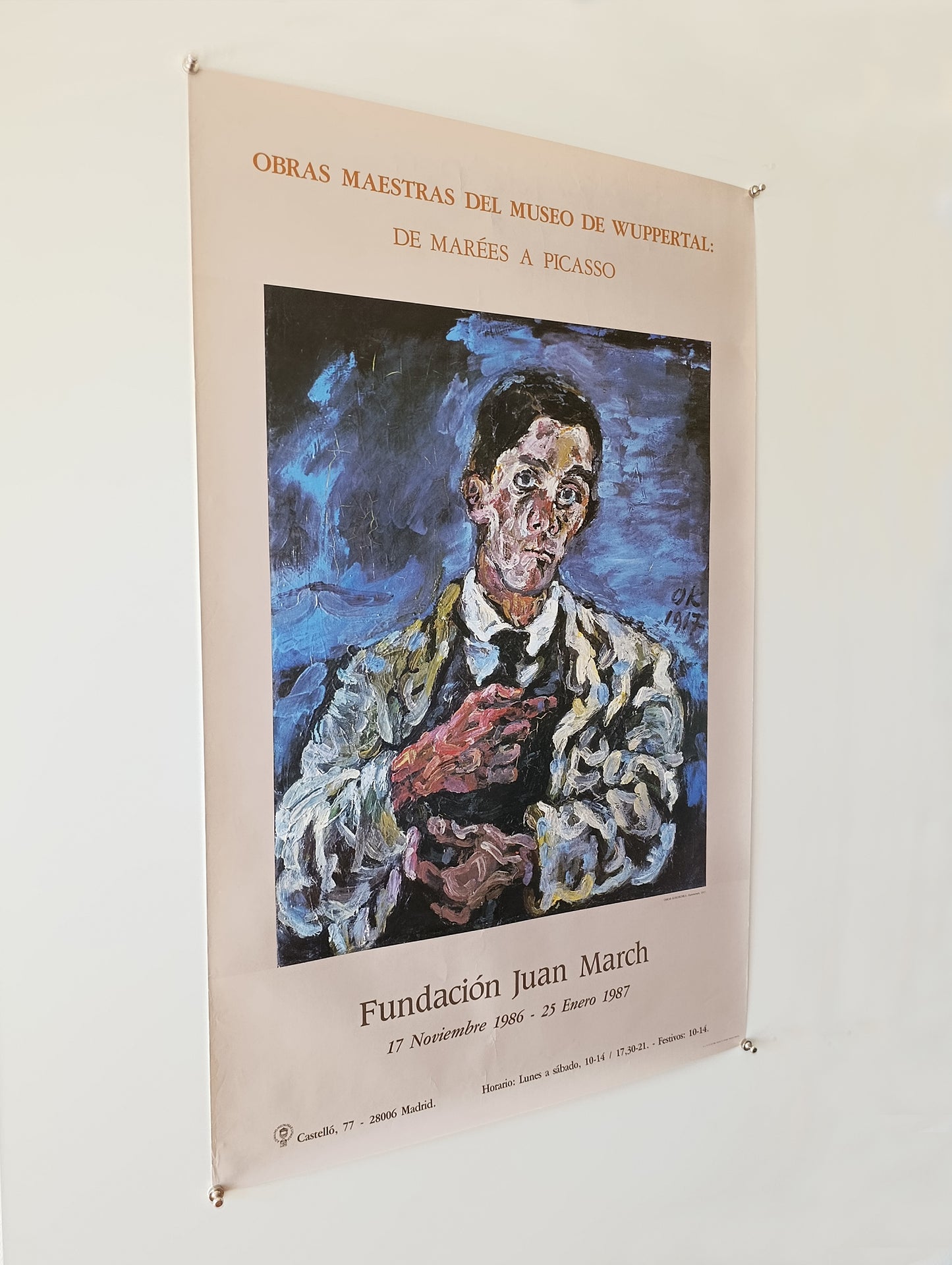1986 Wuppertal Museum Masterworks From Marées to Picasso at Fundacion March Madrid