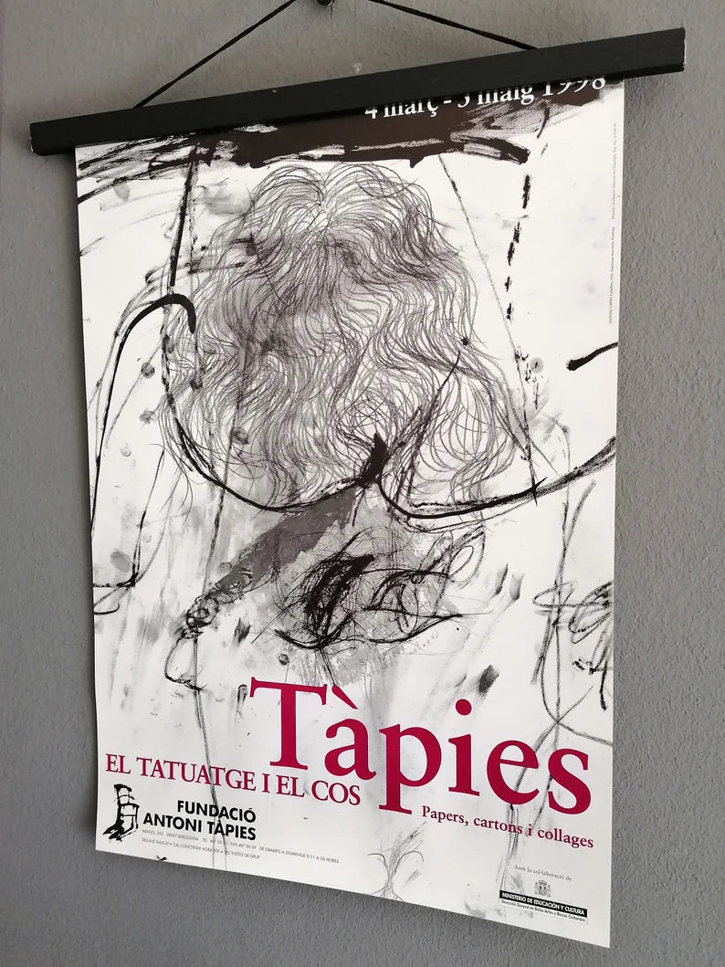 1998 Antoni Tapies Exhibition Poster