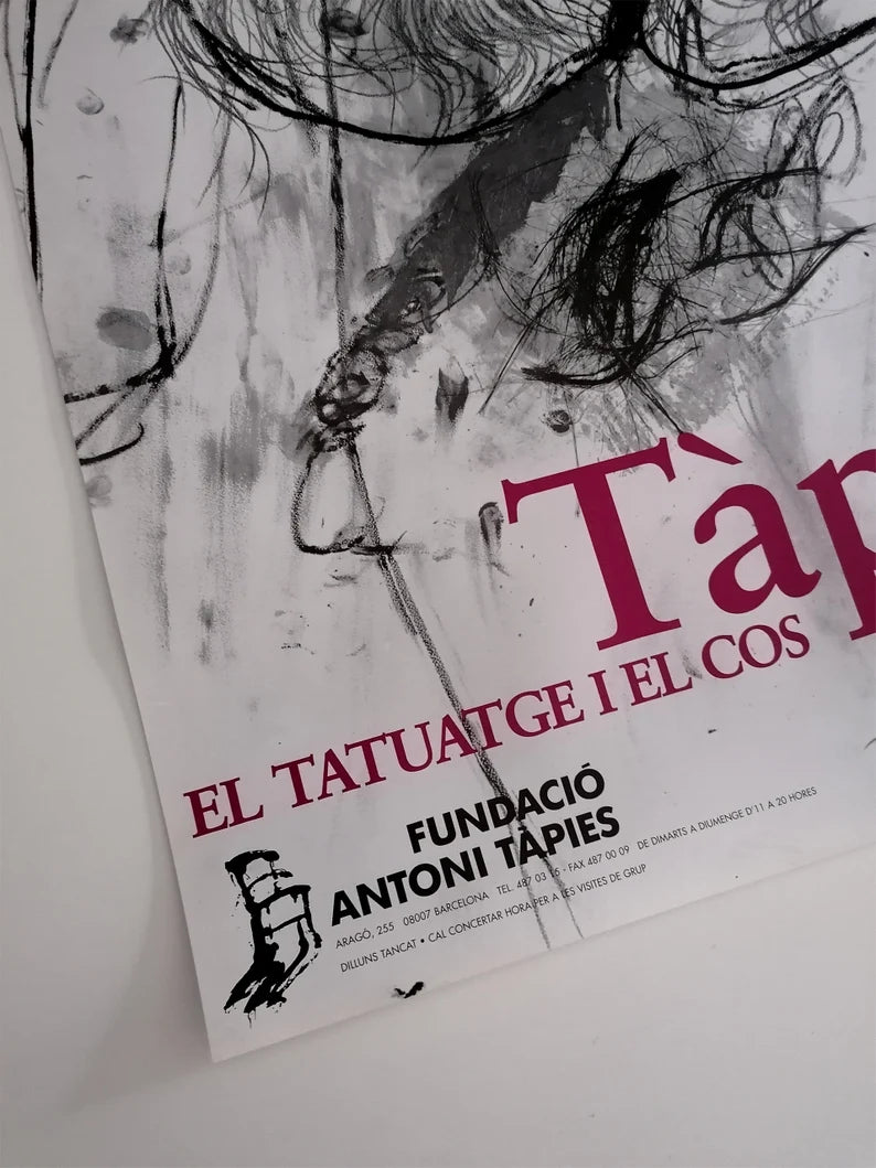 1998 Antoni Tapies Exhibition Poster