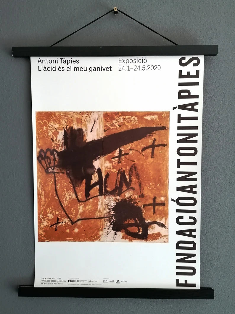 2020 Antoni Tapies Small Poster Exhibition at the Tapies Foundation