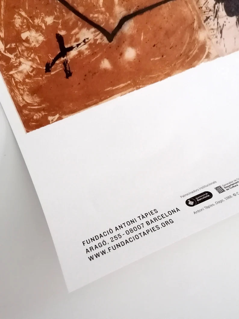 2020 Antoni Tapies Small Poster Exhibition at the Tapies Foundation