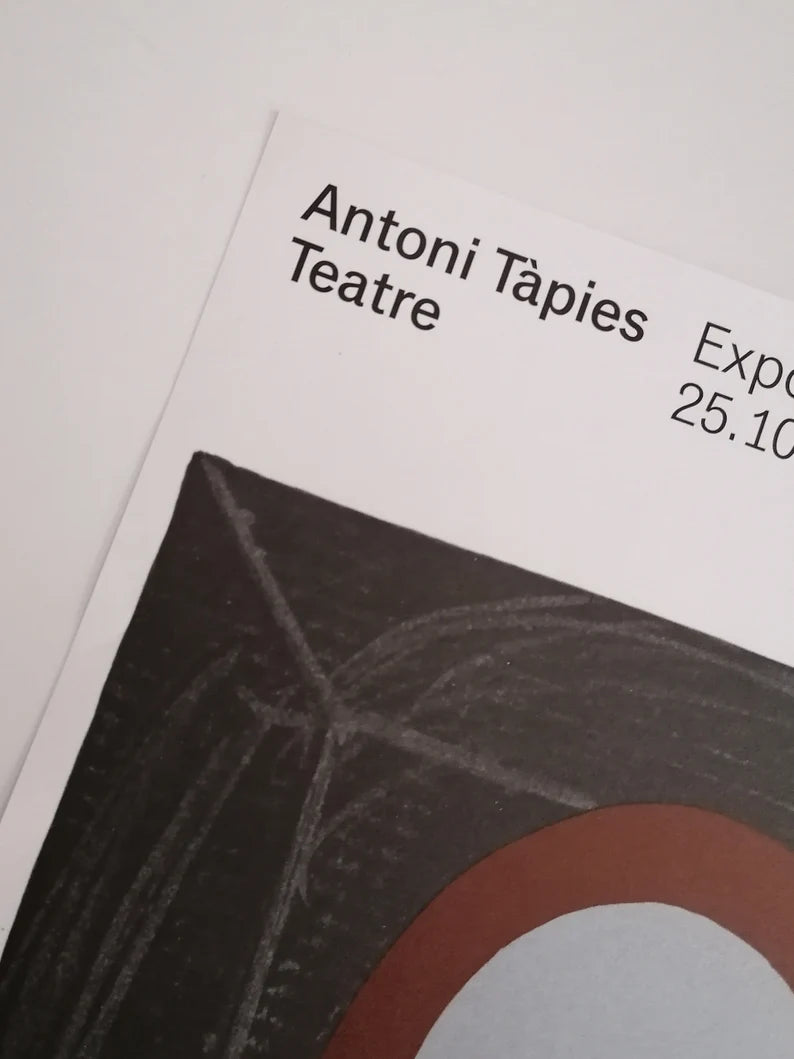 2020 Antoni Tapies Poster Barcelona Exhibition