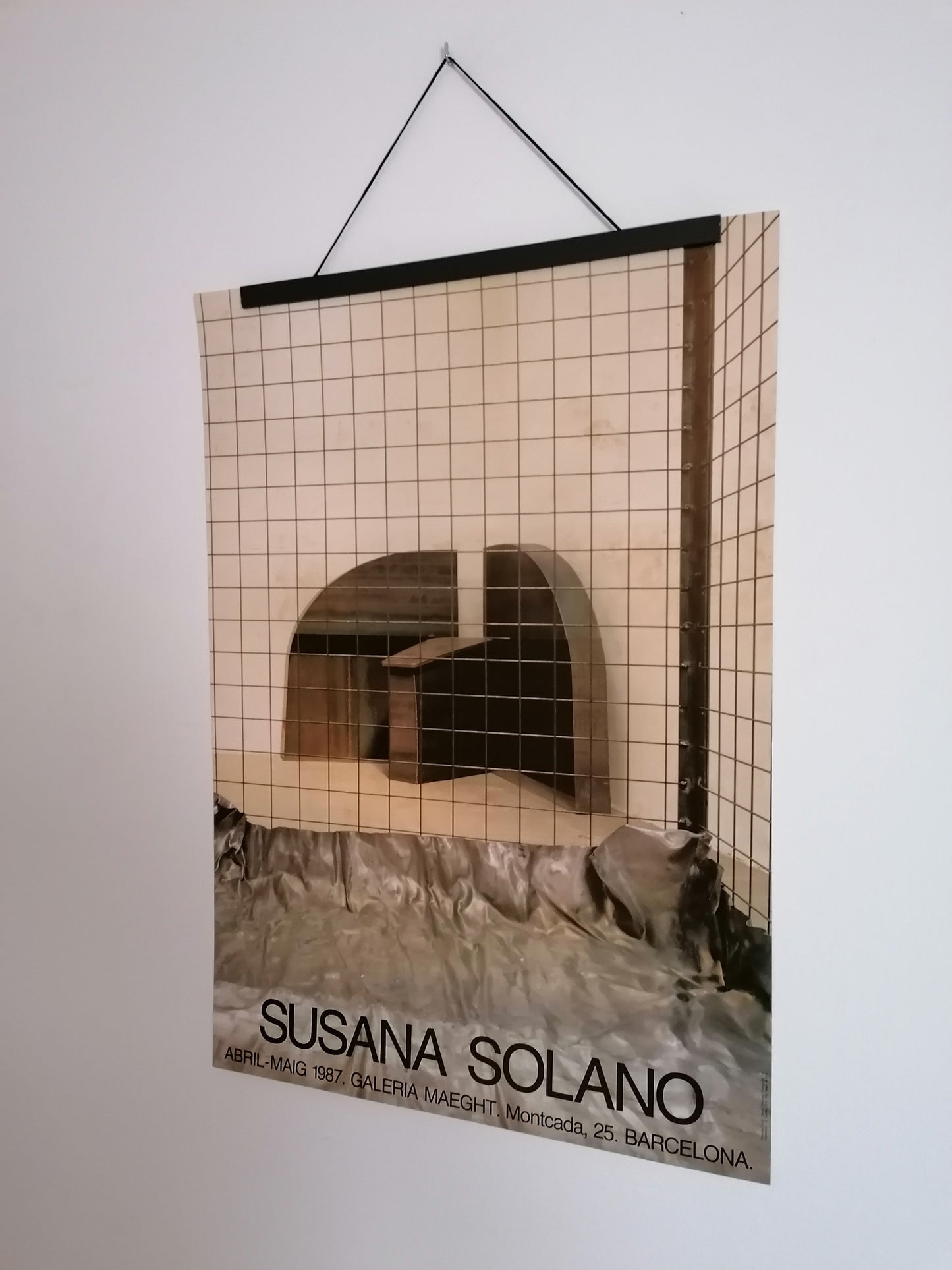 1987 Susana Solano Poster from Maeght Gallery Barcelona Exhibition