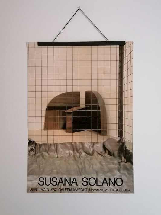 1987 Susana Solano Poster from Maeght Gallery Barcelona Exhibition