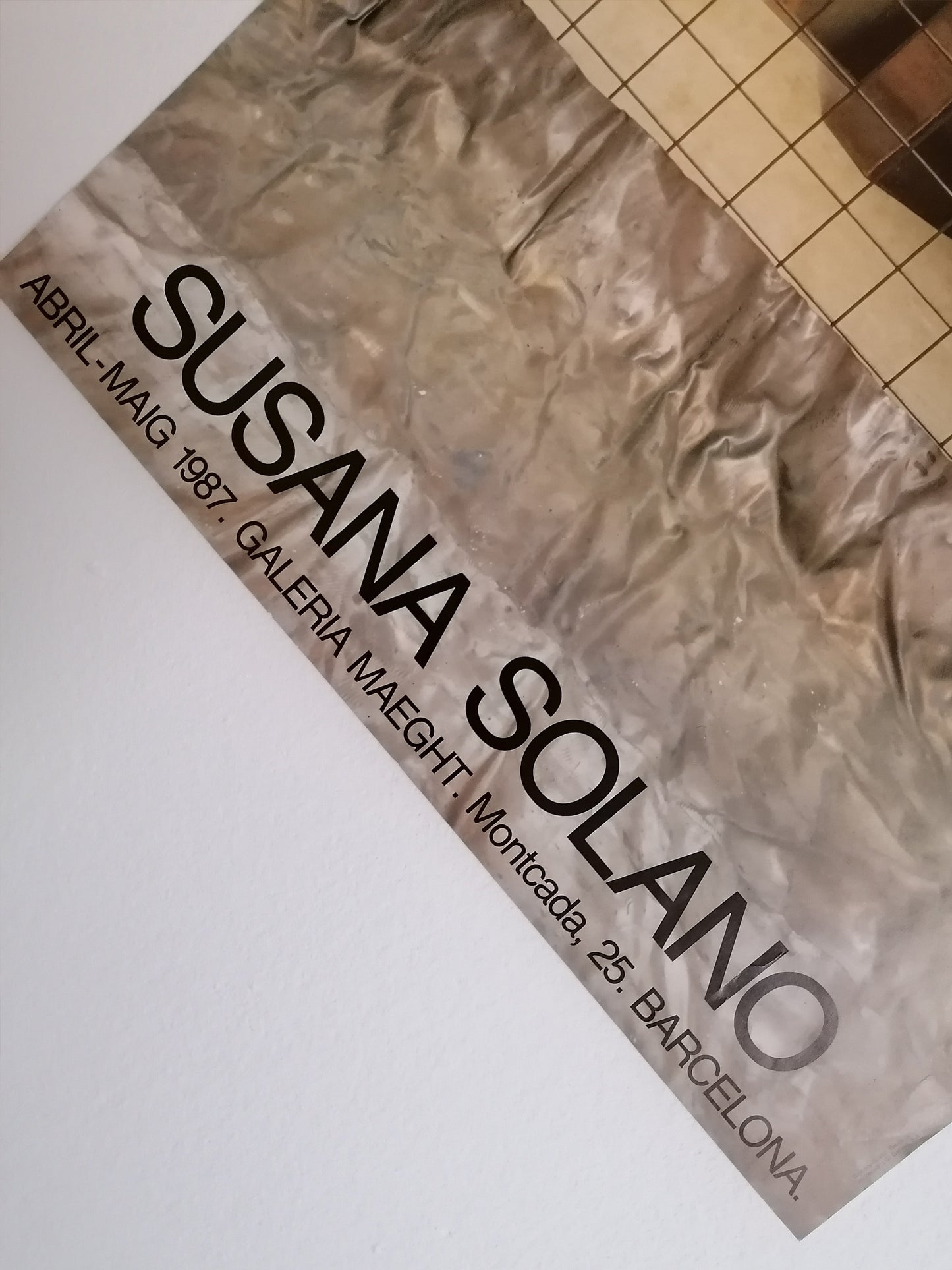 1987 Susana Solano Poster from Maeght Gallery Barcelona Exhibition