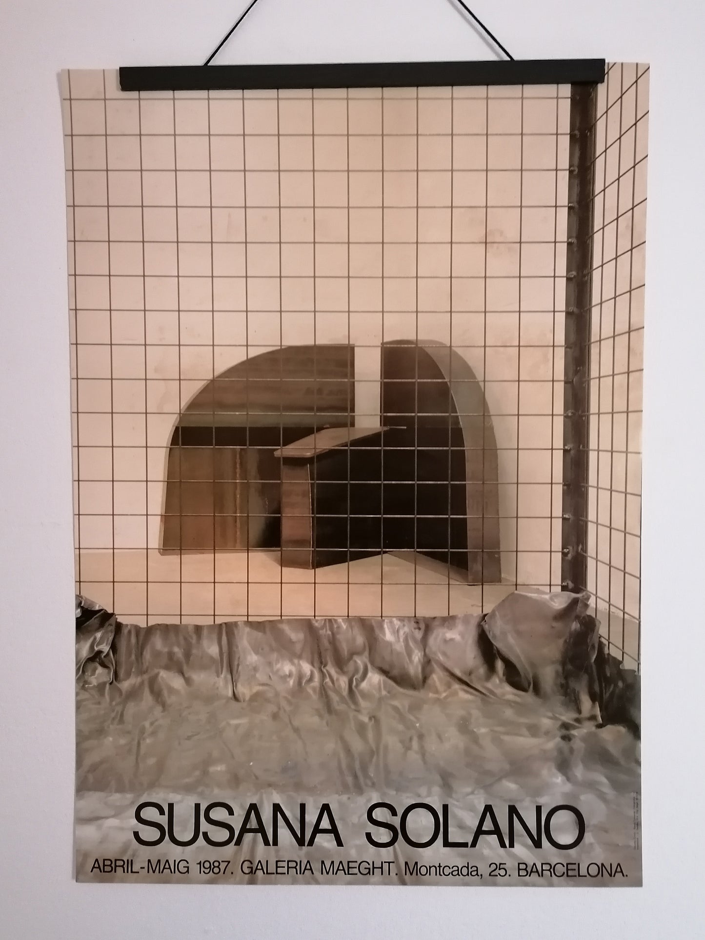 1987 Susana Solano Poster from Maeght Gallery Barcelona Exhibition