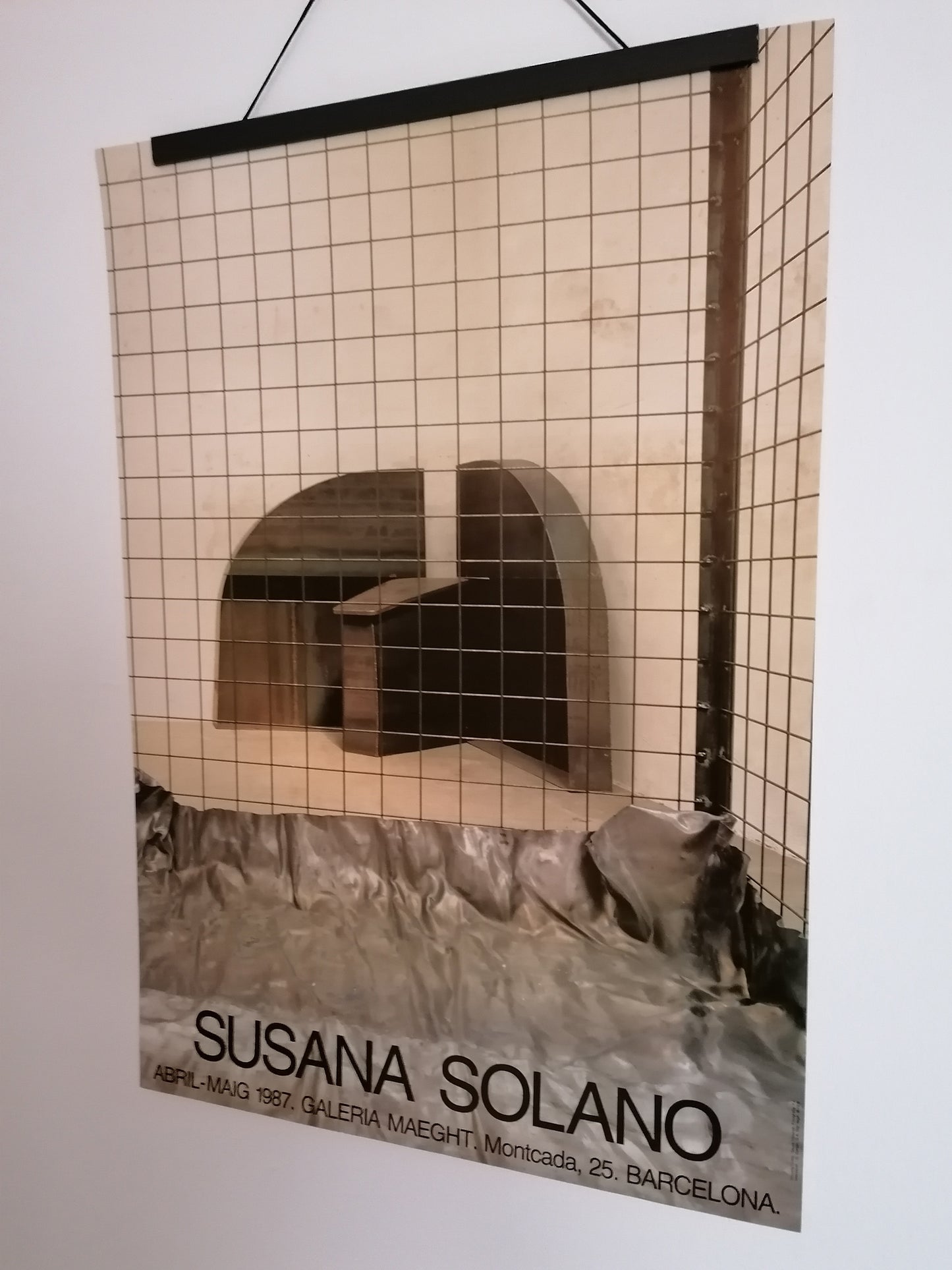 1987 Susana Solano Poster from Maeght Gallery Barcelona Exhibition