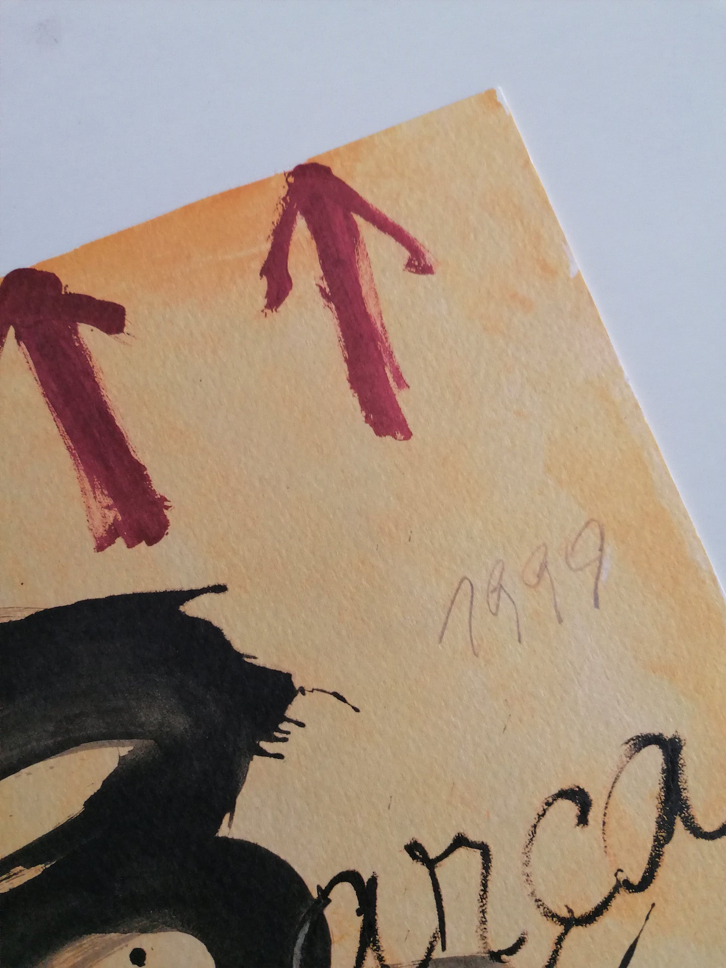 Antoni Tapies Fc Barcelona Original Lithograph