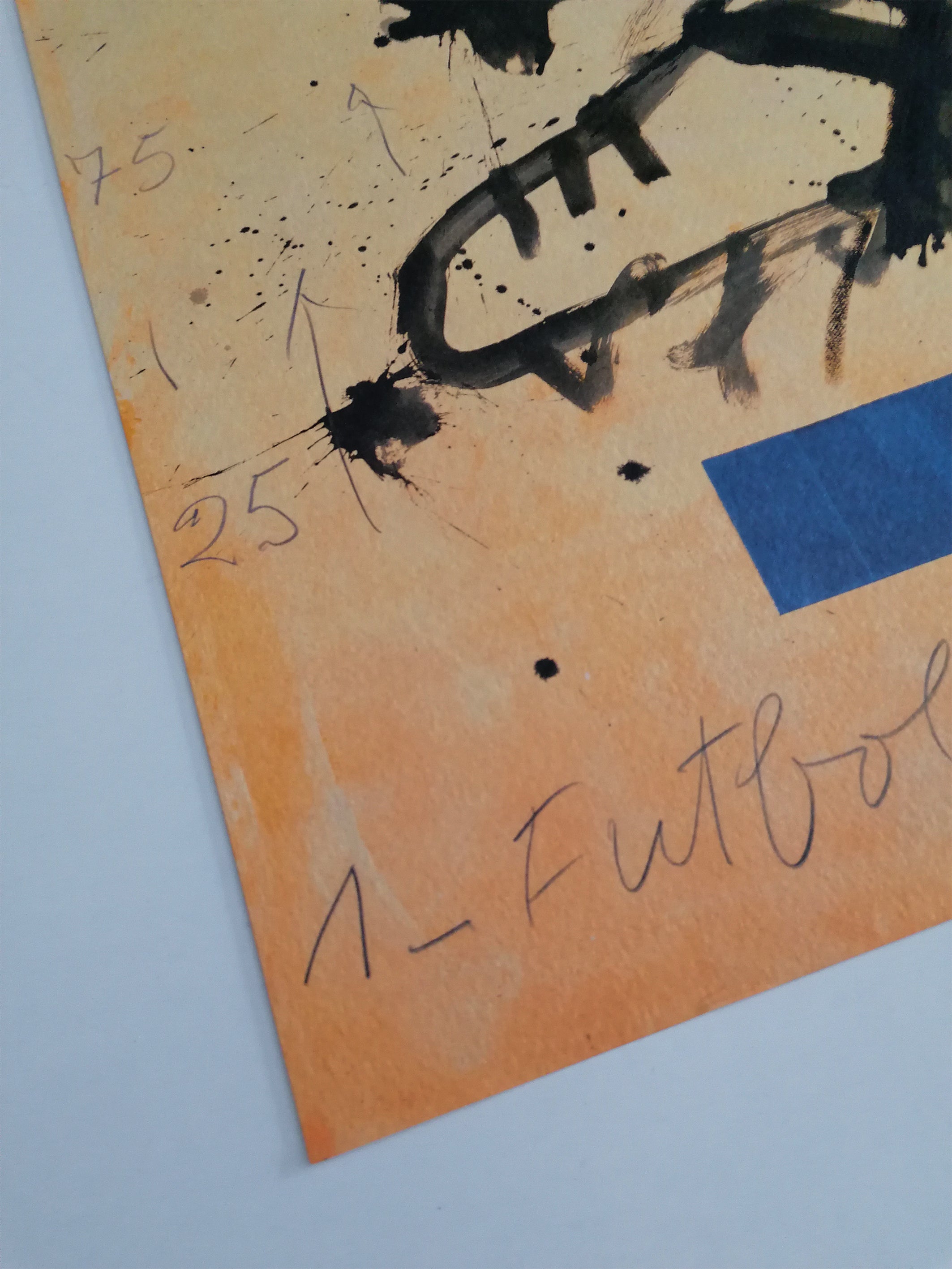 FC BARCELONA 100th Anniversary Poster ANTONI TAPIES With
