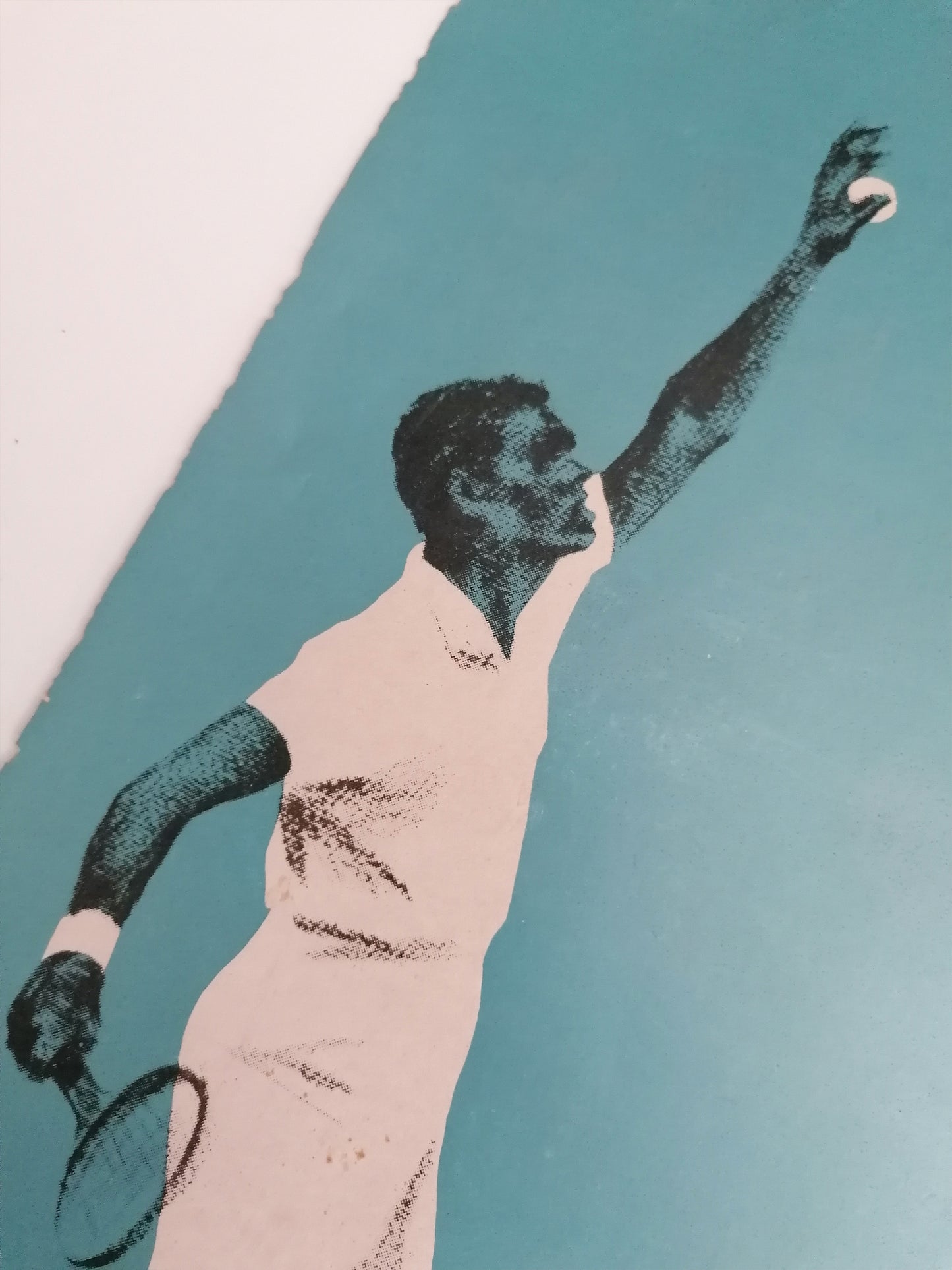 1965 Tennis Poster from Real Tenis Club Barcelona