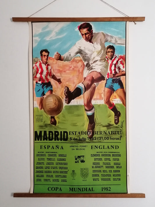 Soccer Poster England VS Spain World Cup Poster