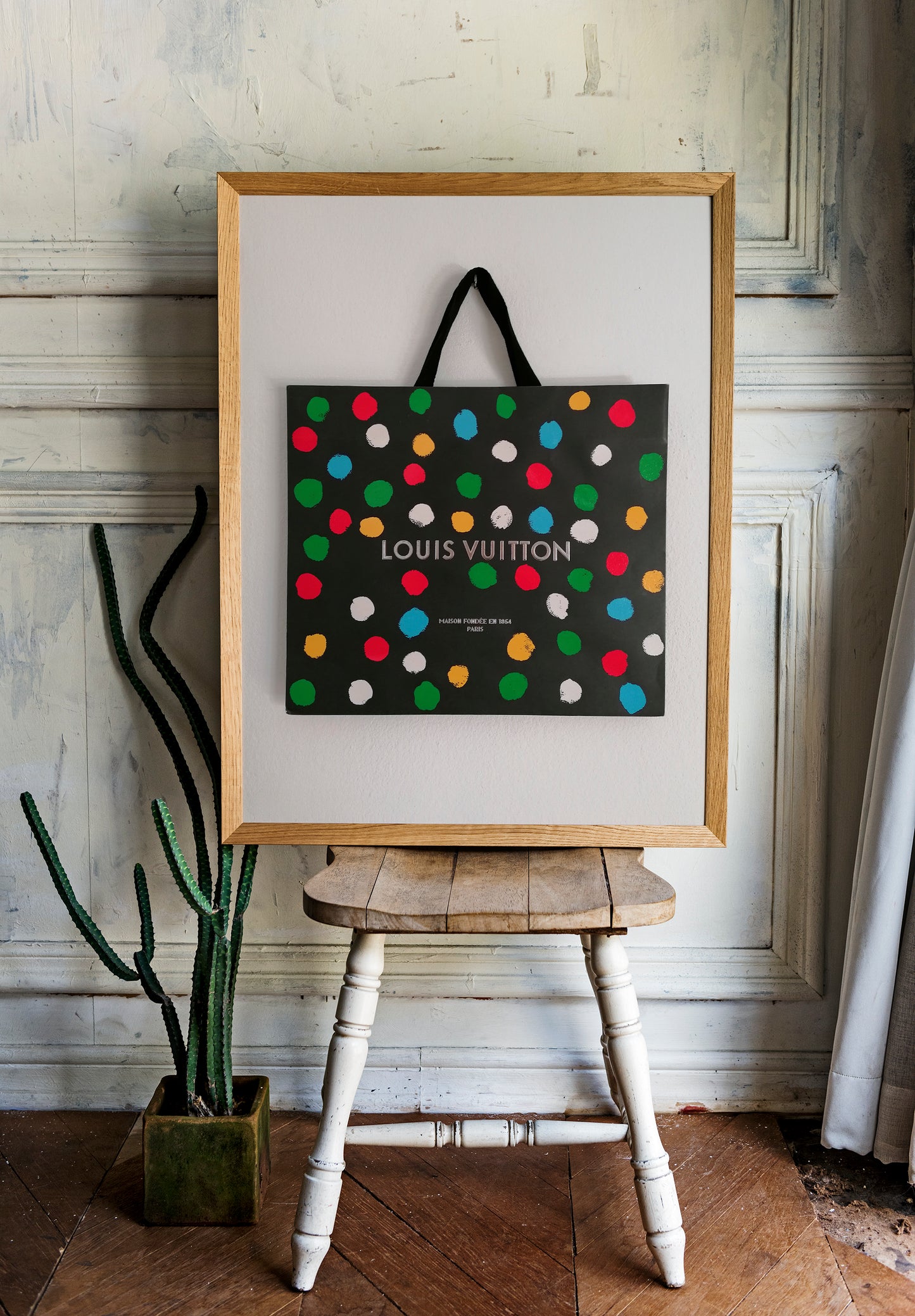 2023 Yayoi Kusama x Louis Vuitton "Infinity Dots Collection" Black