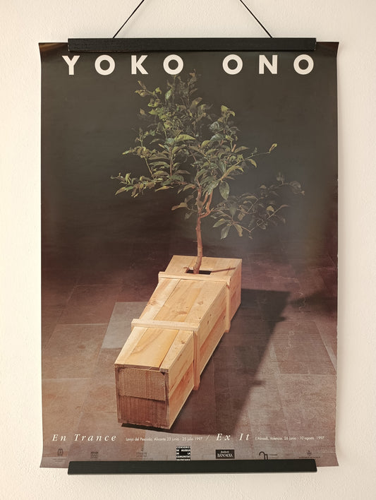 1997 Yoko Ono Exhibition Poster from Valencia Spain