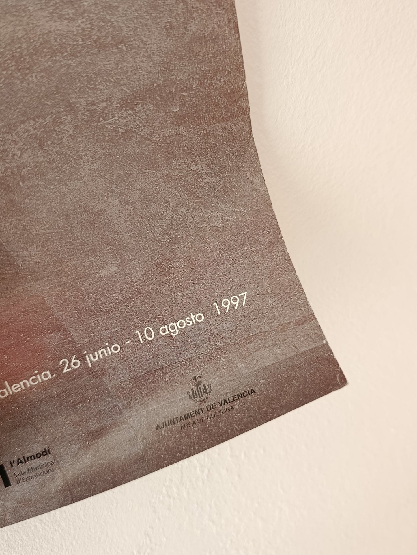 1997 Yoko Ono Exhibition Poster from Valencia Spain