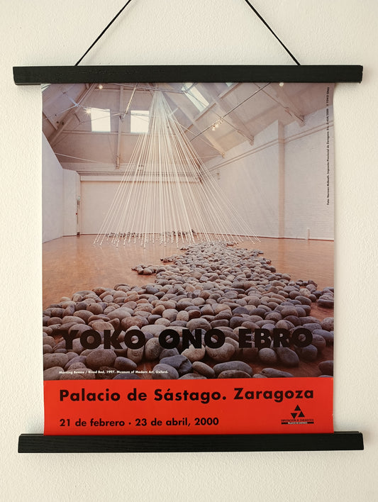 2000 Yoko Ono Exhibition Poster from Ebro Expo