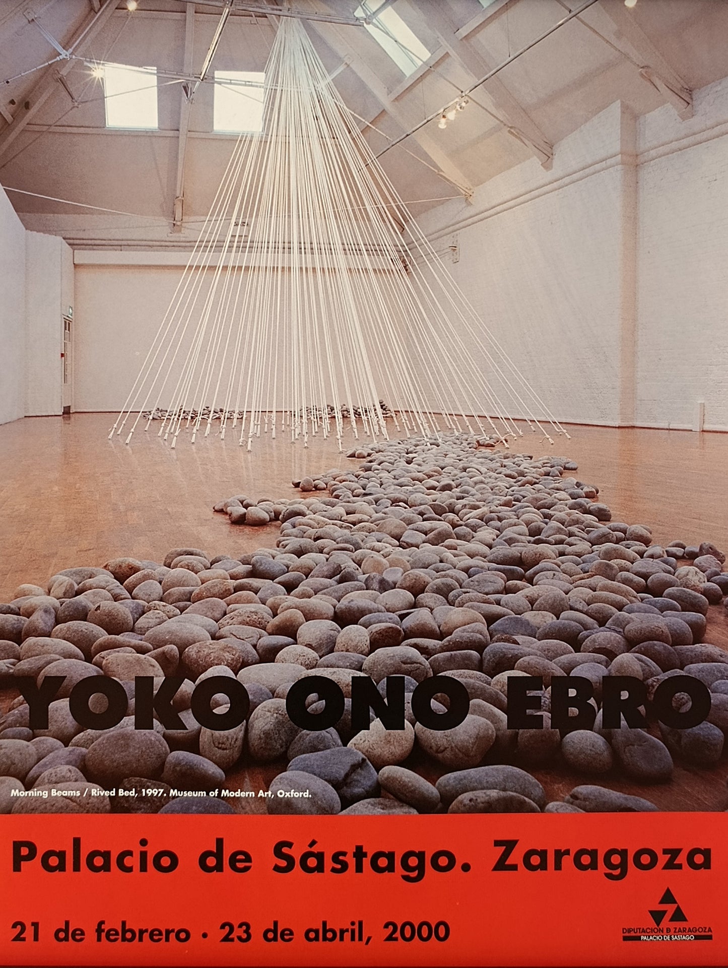 2000 Yoko Ono Exhibition Poster from Ebro Expo