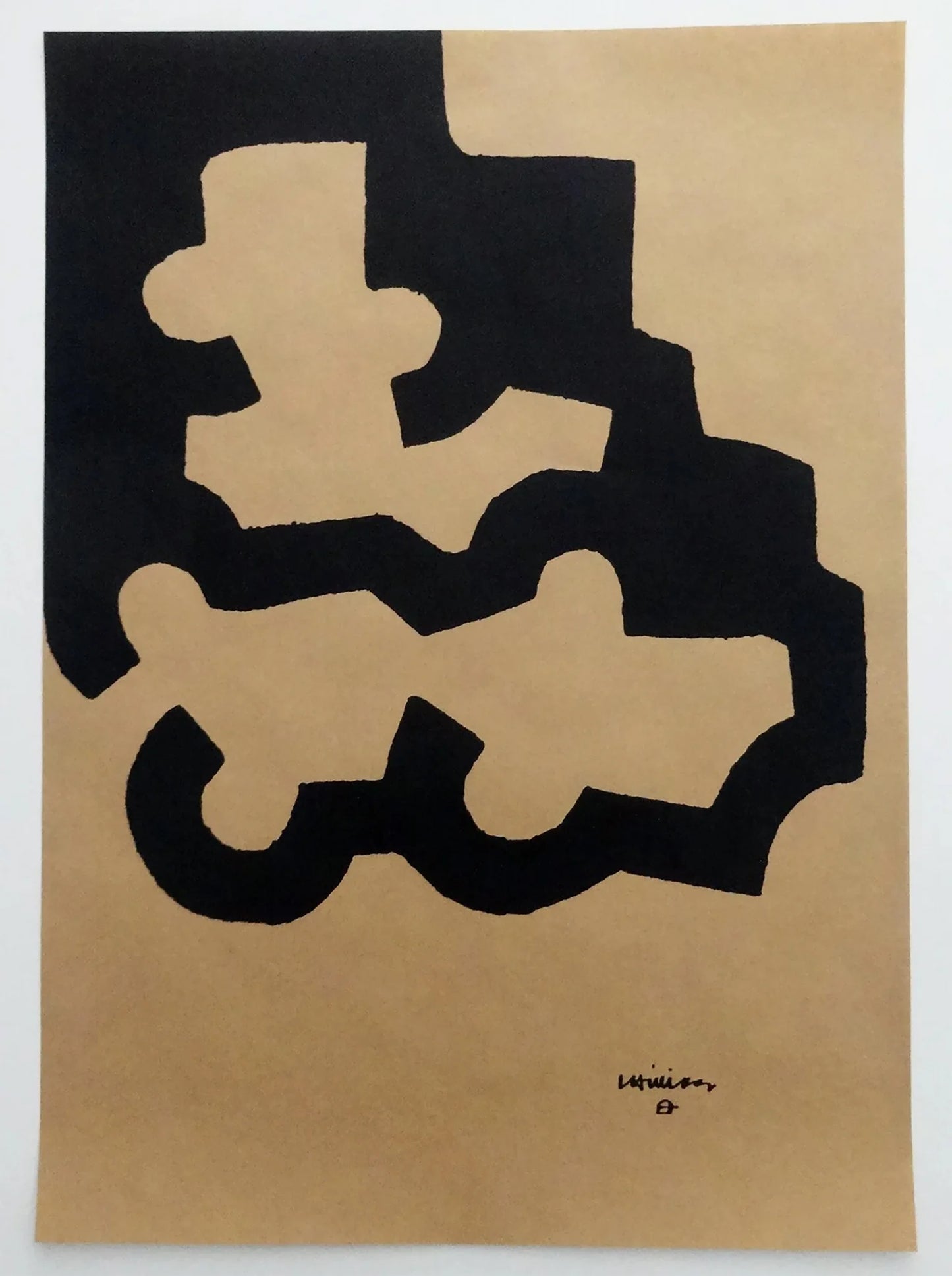 Eduardo Chillida 2 Serigraph Art Prints 50x70