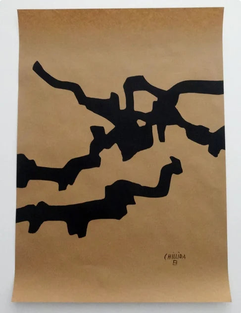 Eduardo Chillida 2 Serigraph Art Prints 50x70