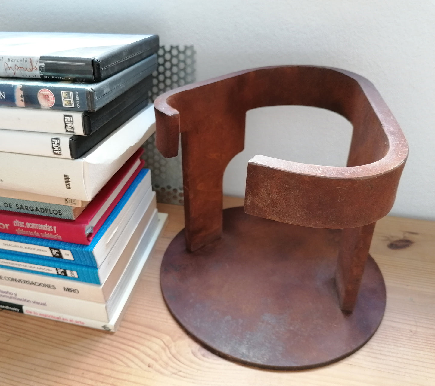 Brutalist Sculpture Inspired by Eduardo Chillida model C