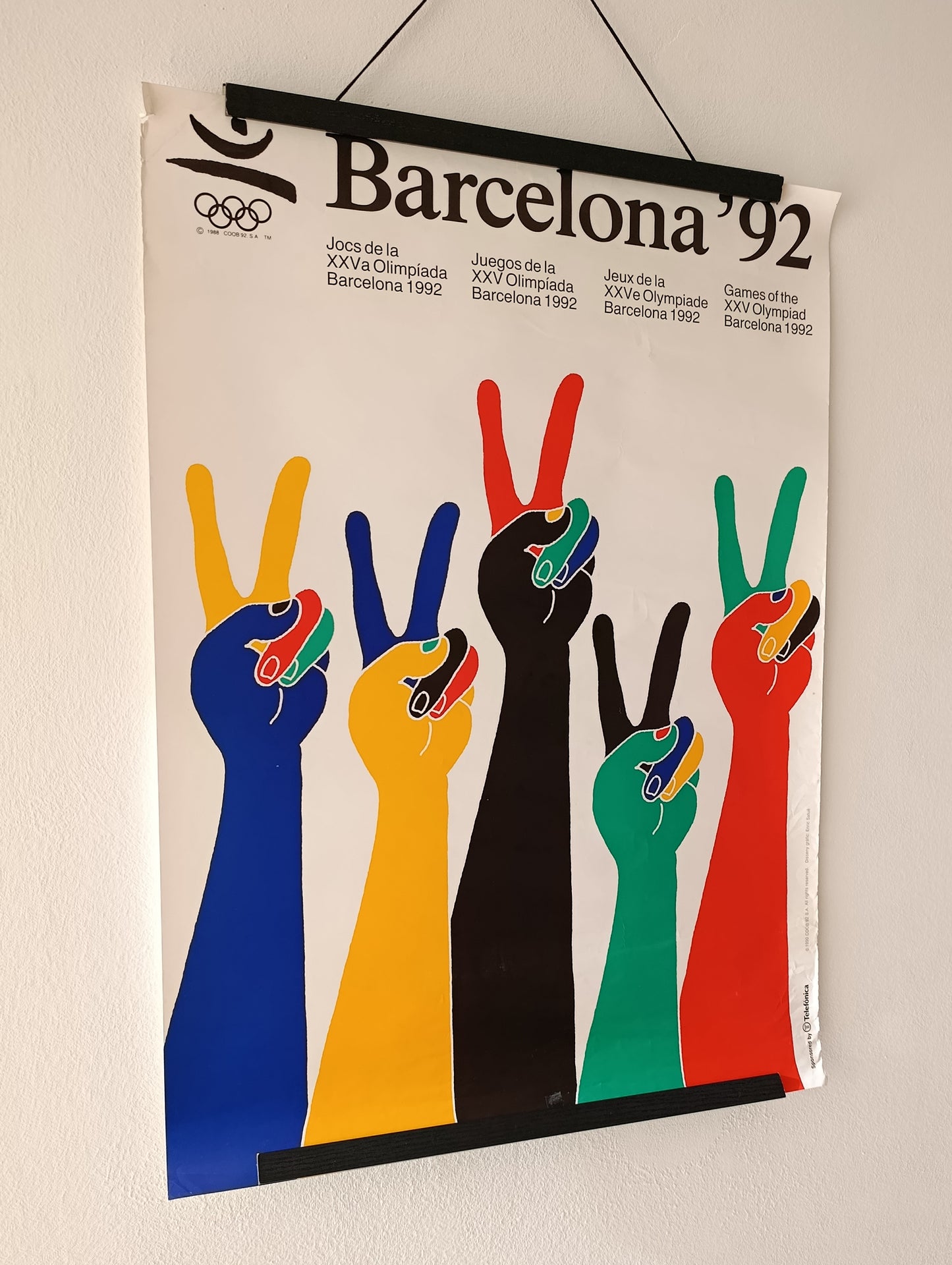 Barcelona 92 Olympic Poster by Enric Satué