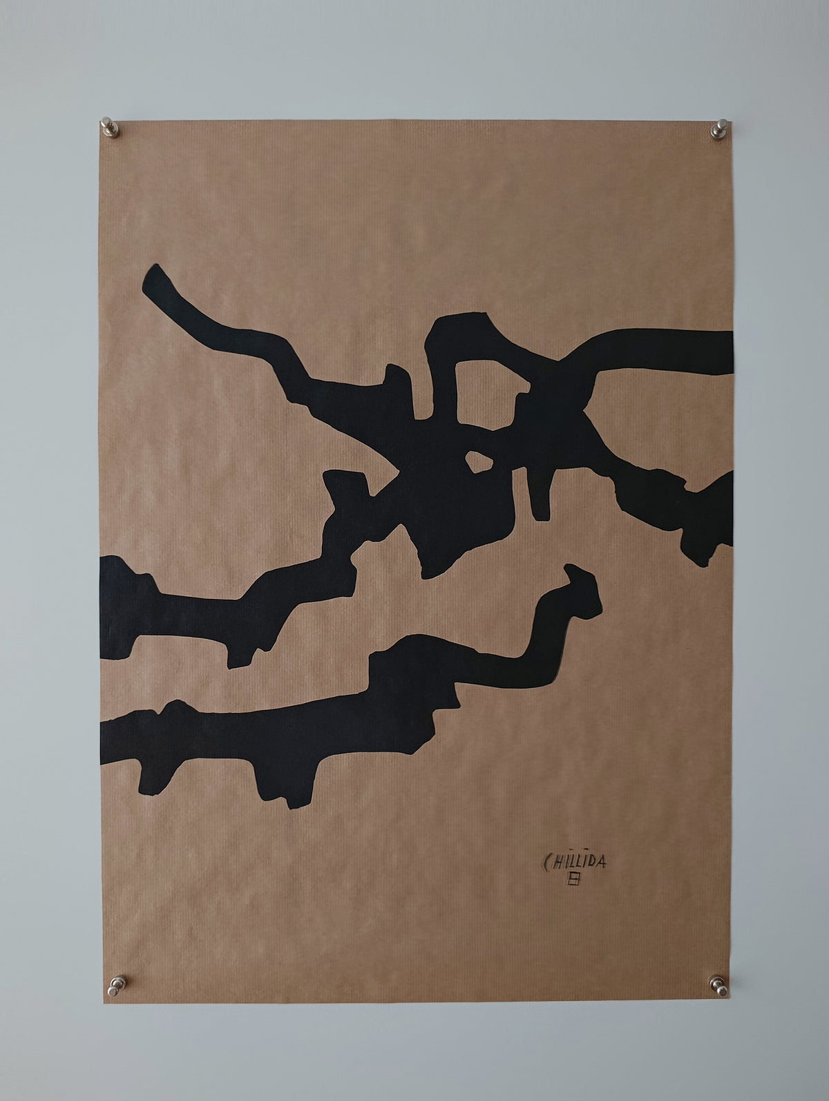 Eduardo Chillida 2 Serigraph Art Prints 50x70