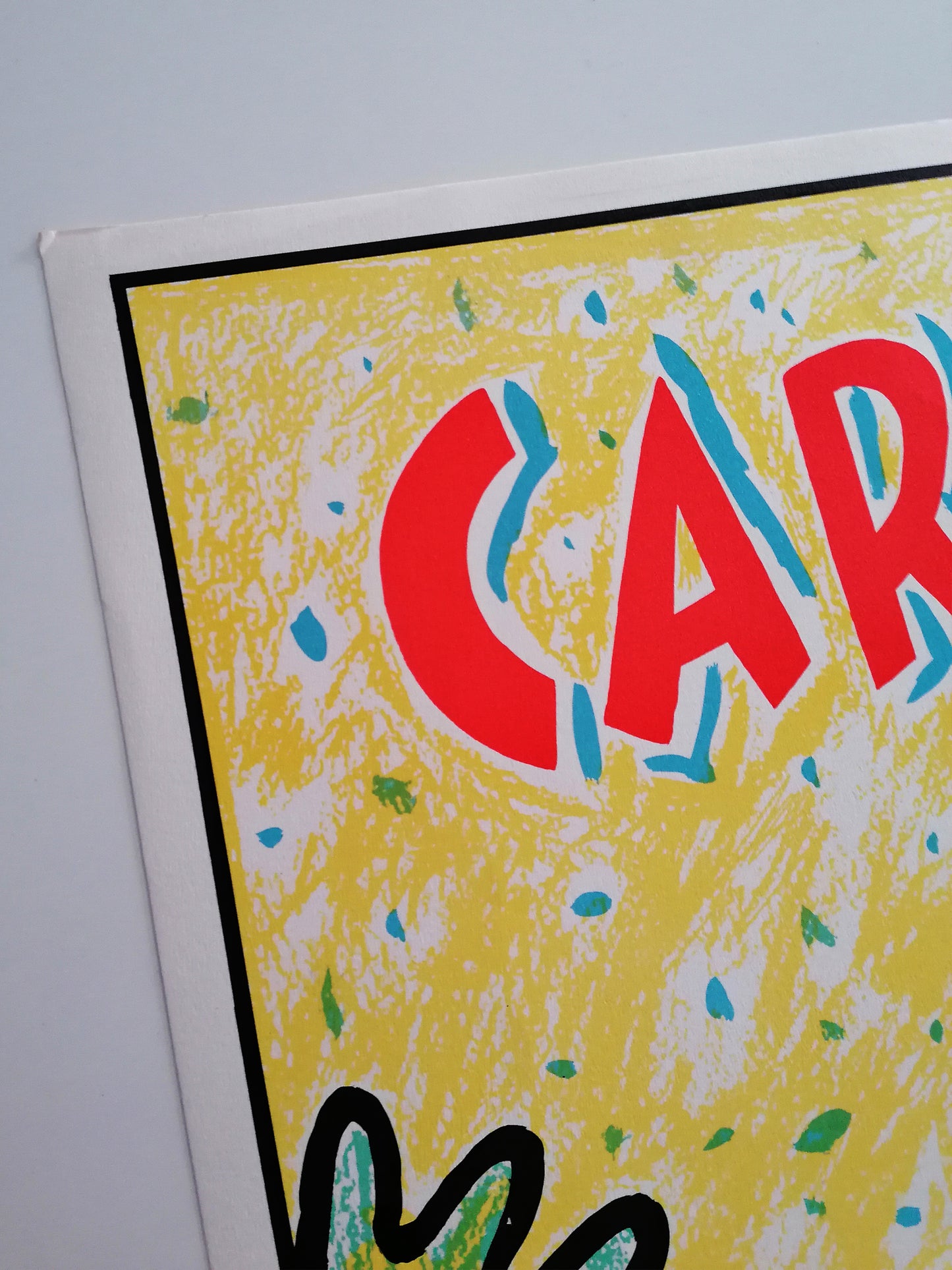 1982 Javier Mariscal Large Barcelona Carnival Poster