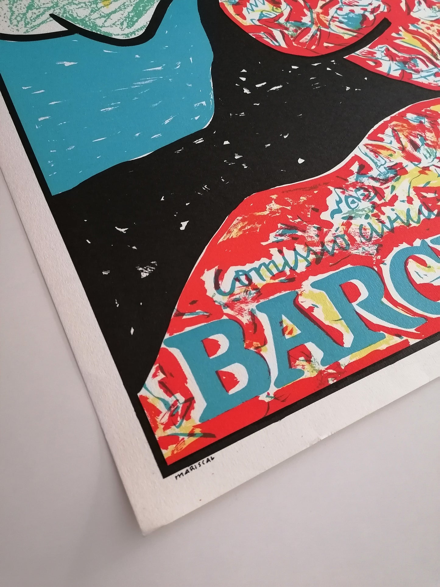 1982 Javier Mariscal Large Barcelona Carnival Poster
