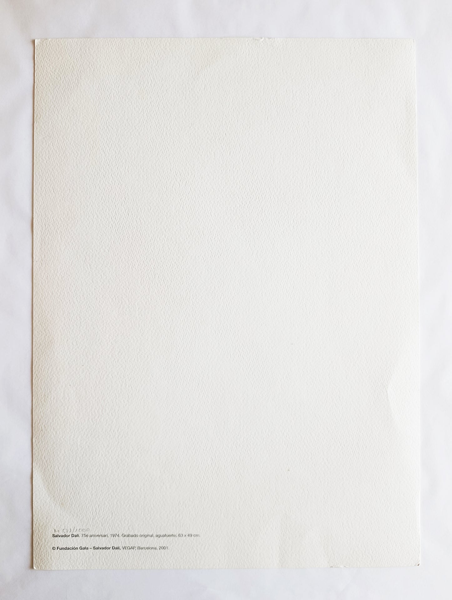 Salvador Dalí Lithography Signed and Numbered