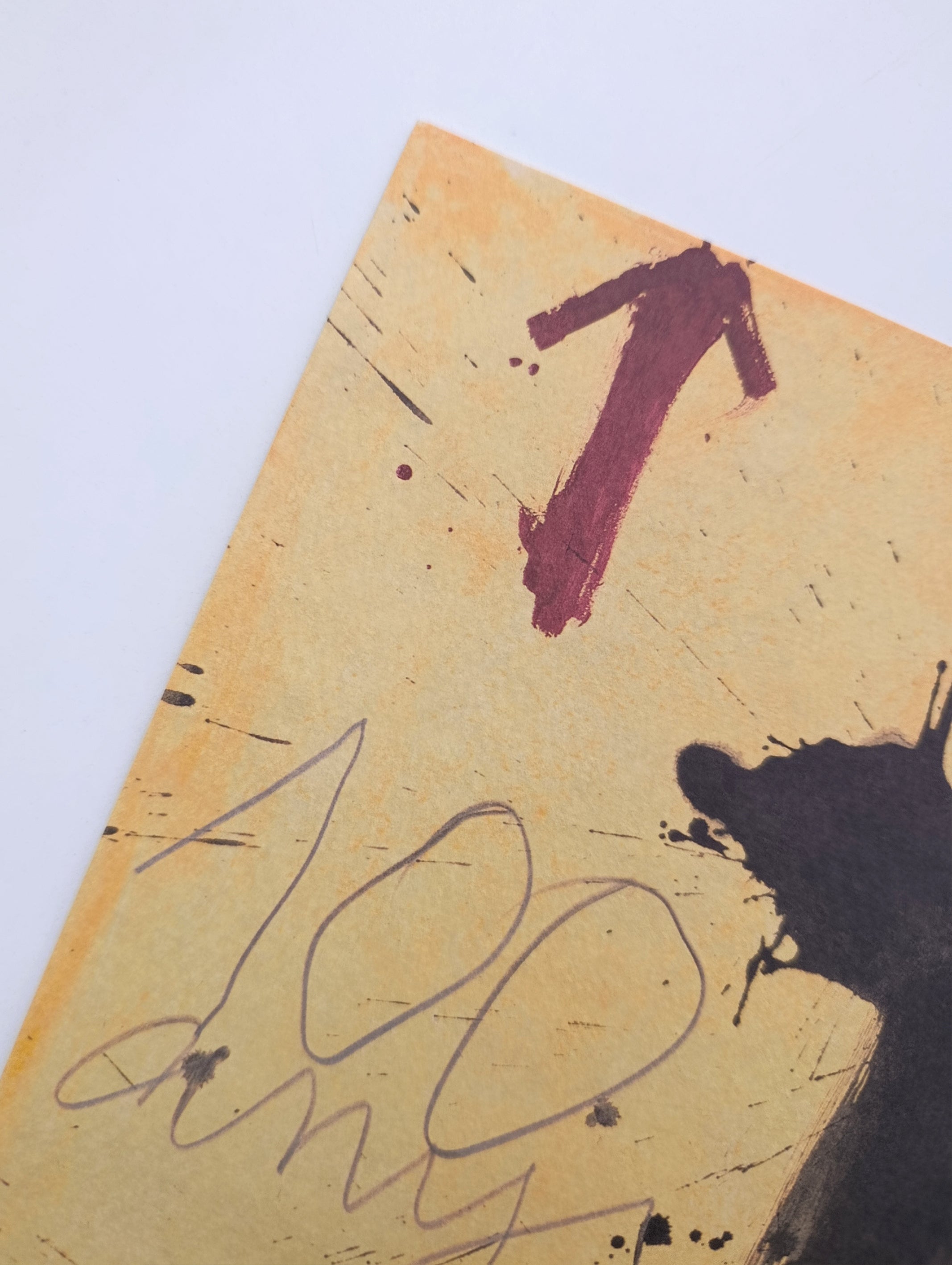 Fc Barcelona by Antoni Tapies Art Signed in Plate – The Modern Art
