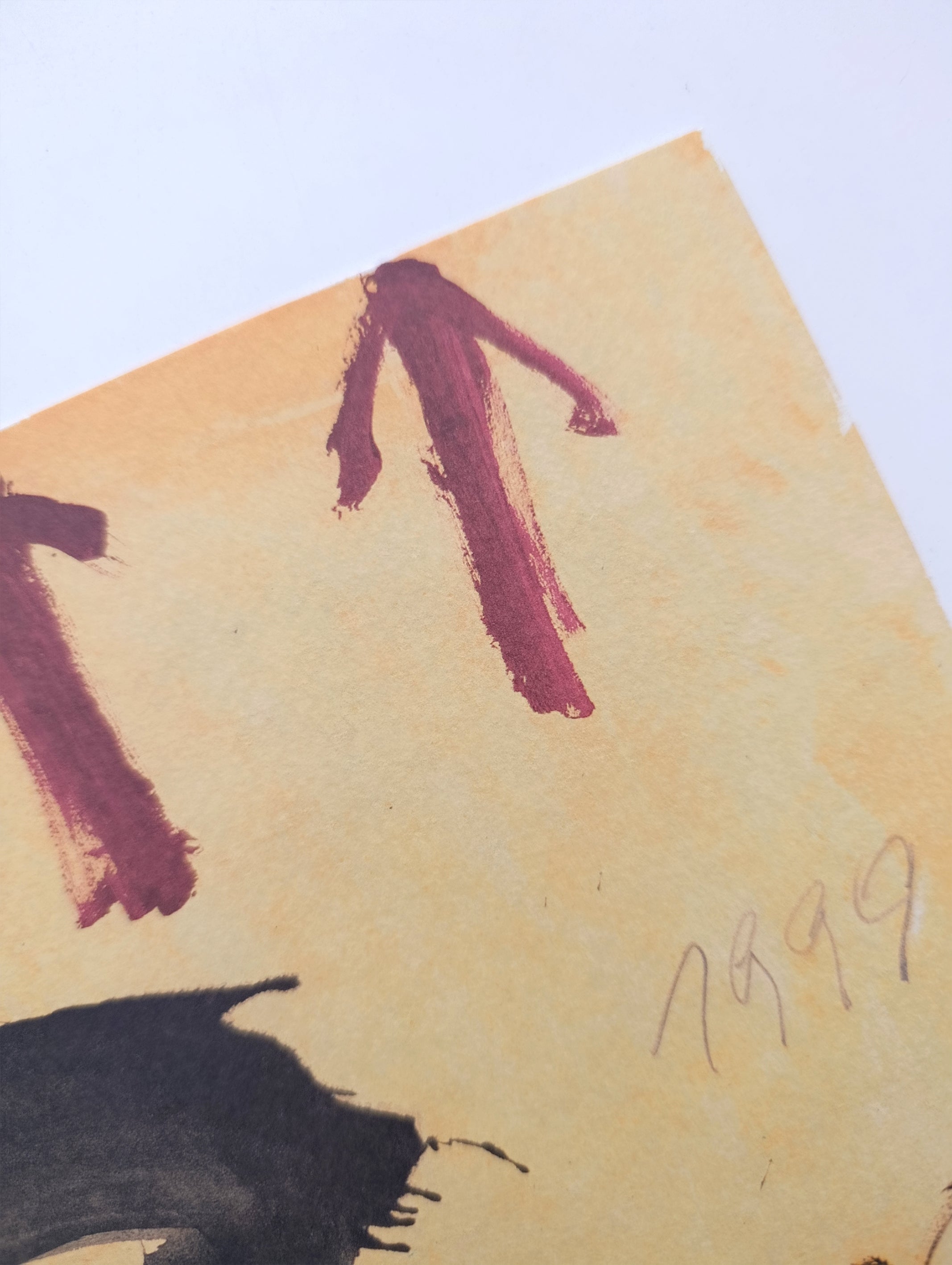 Fc Barcelona by Antoni Tapies Art Signed in Plate – The Modern Art