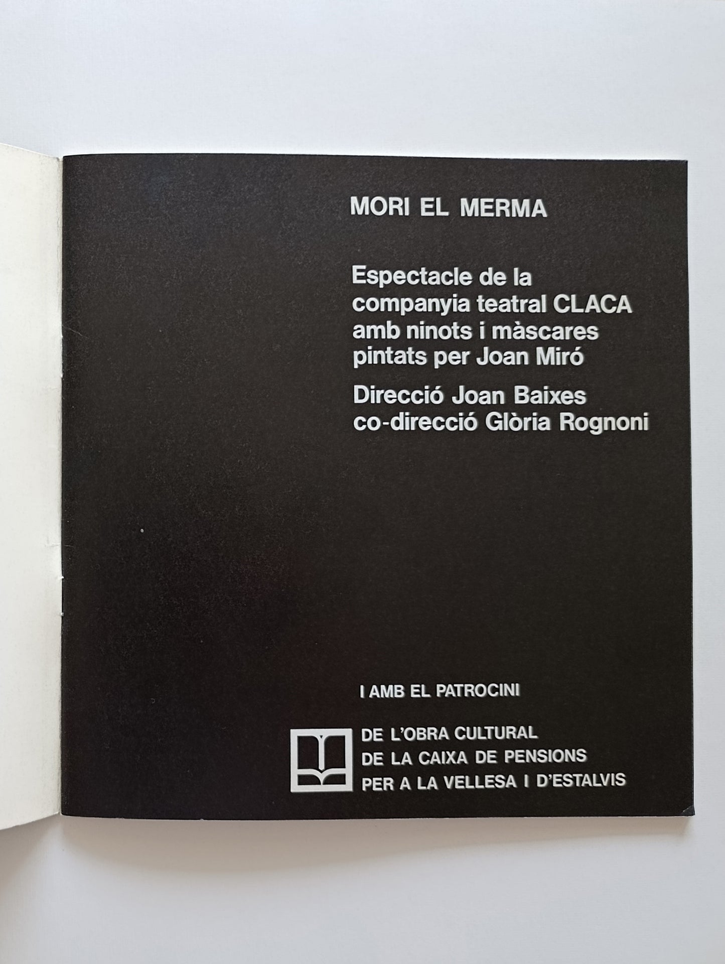 1973 Joan Miró "Mori el Merma" photographs by Català Roca