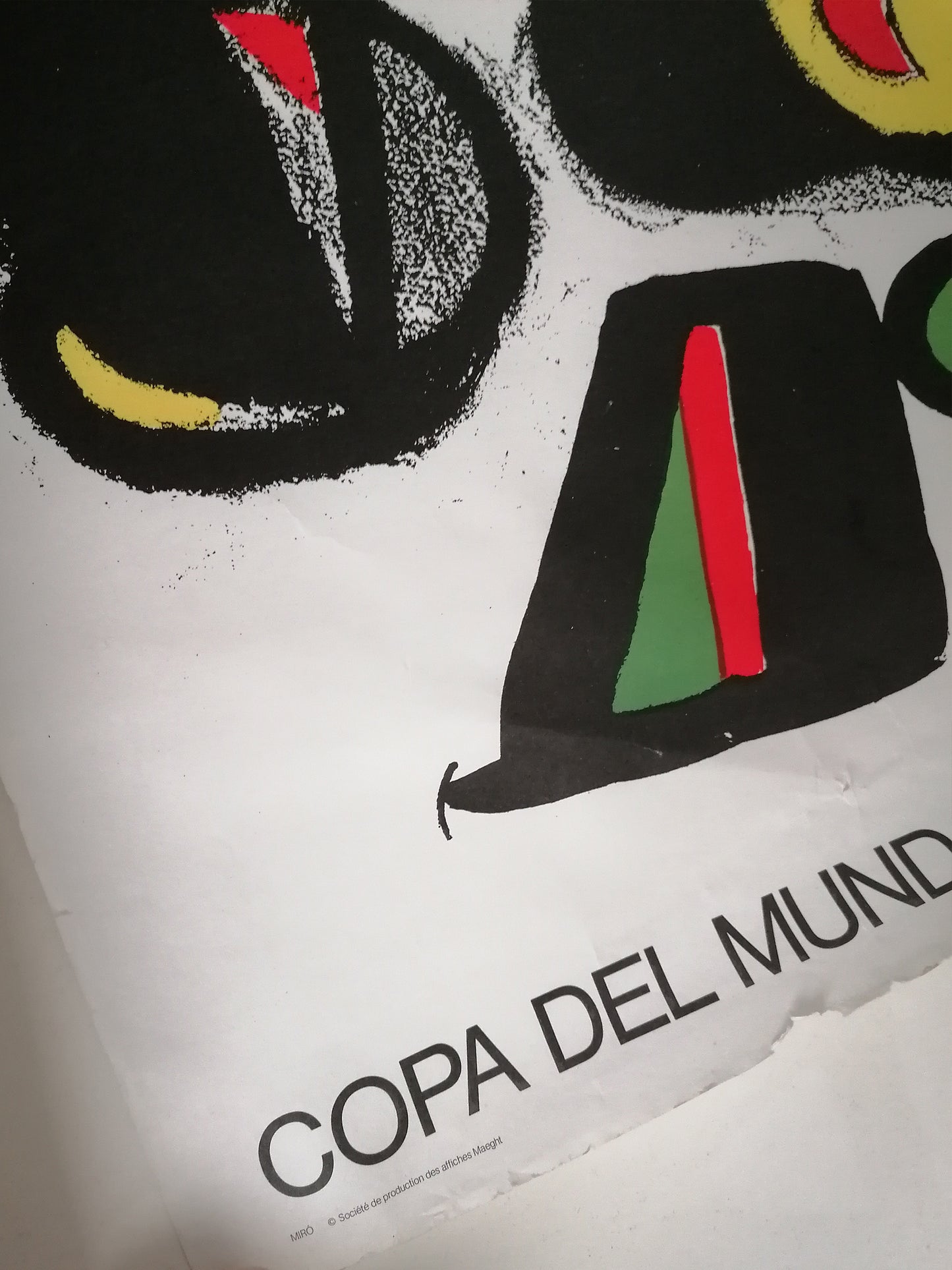 1982 World Cup Poster by Joan Miró