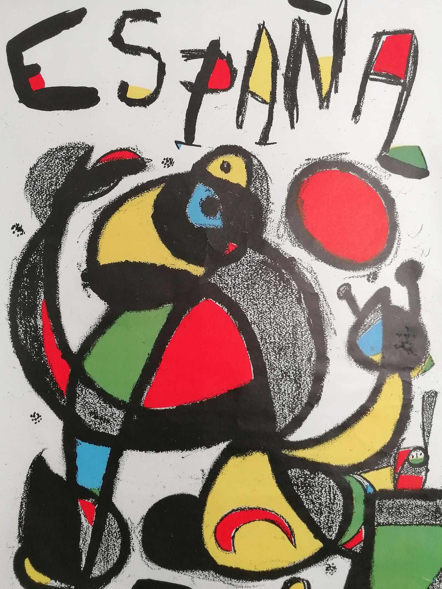 1982 World Cup Poster by Joan Miró