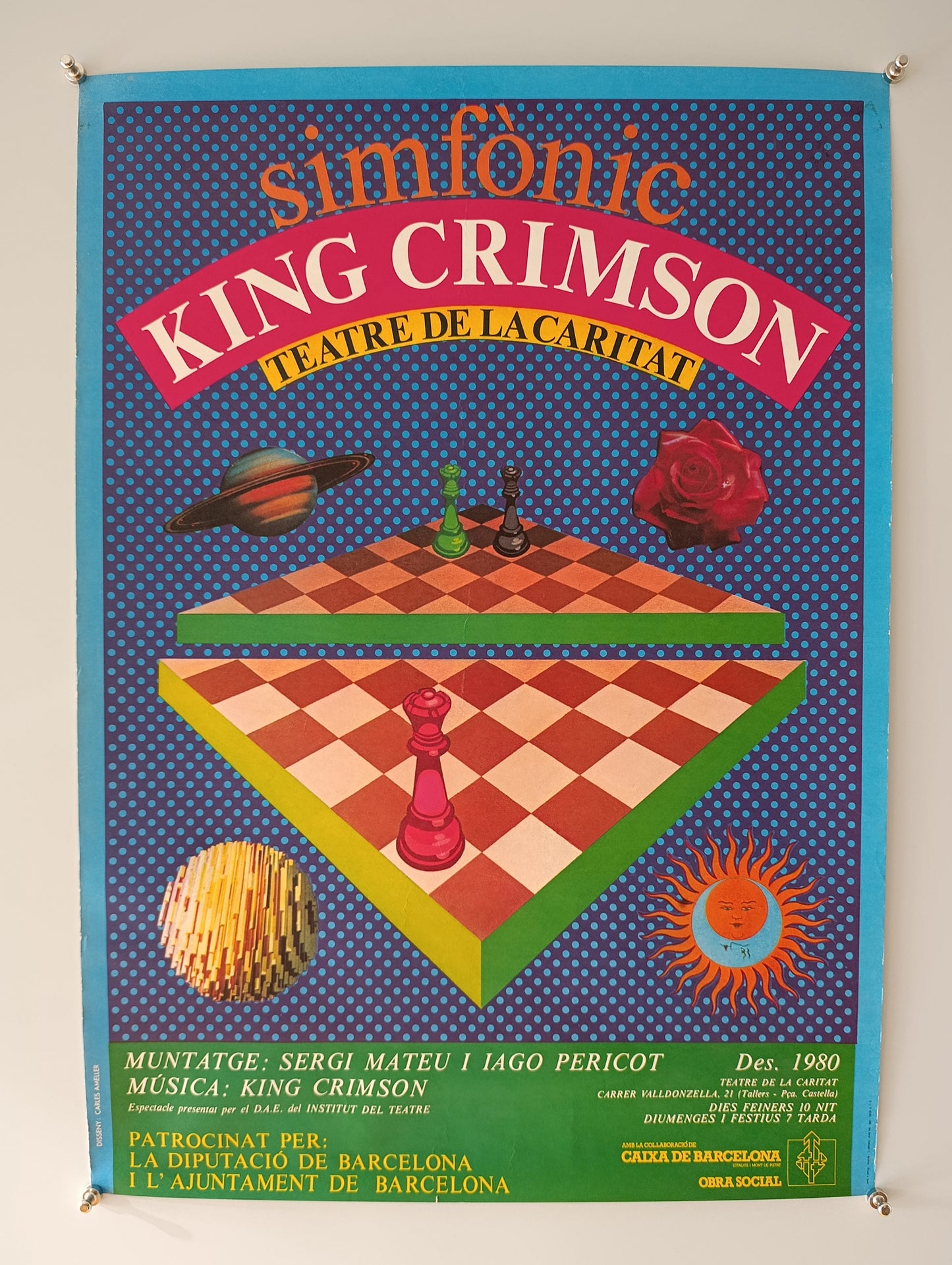 1980 Original Poster from Sinfonic King Crimson Dance Performance.idad