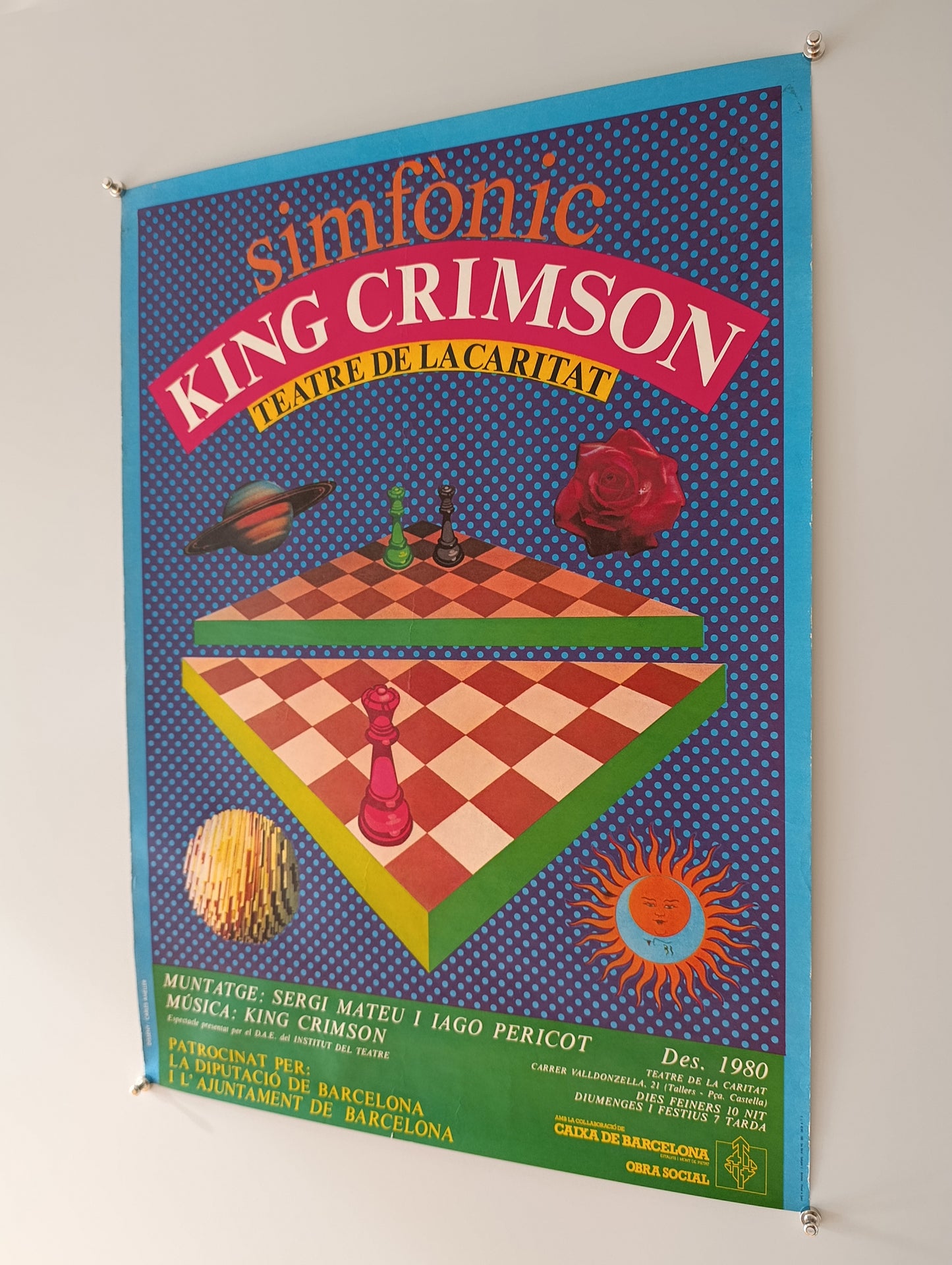 1980 Original Poster from Sinfonic King Crimson Dance Performance.idad