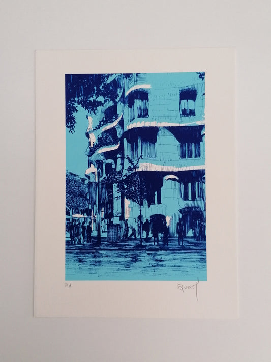 La Pedrera Art Print Antoni Gaudí Architecture Limited Edition Art