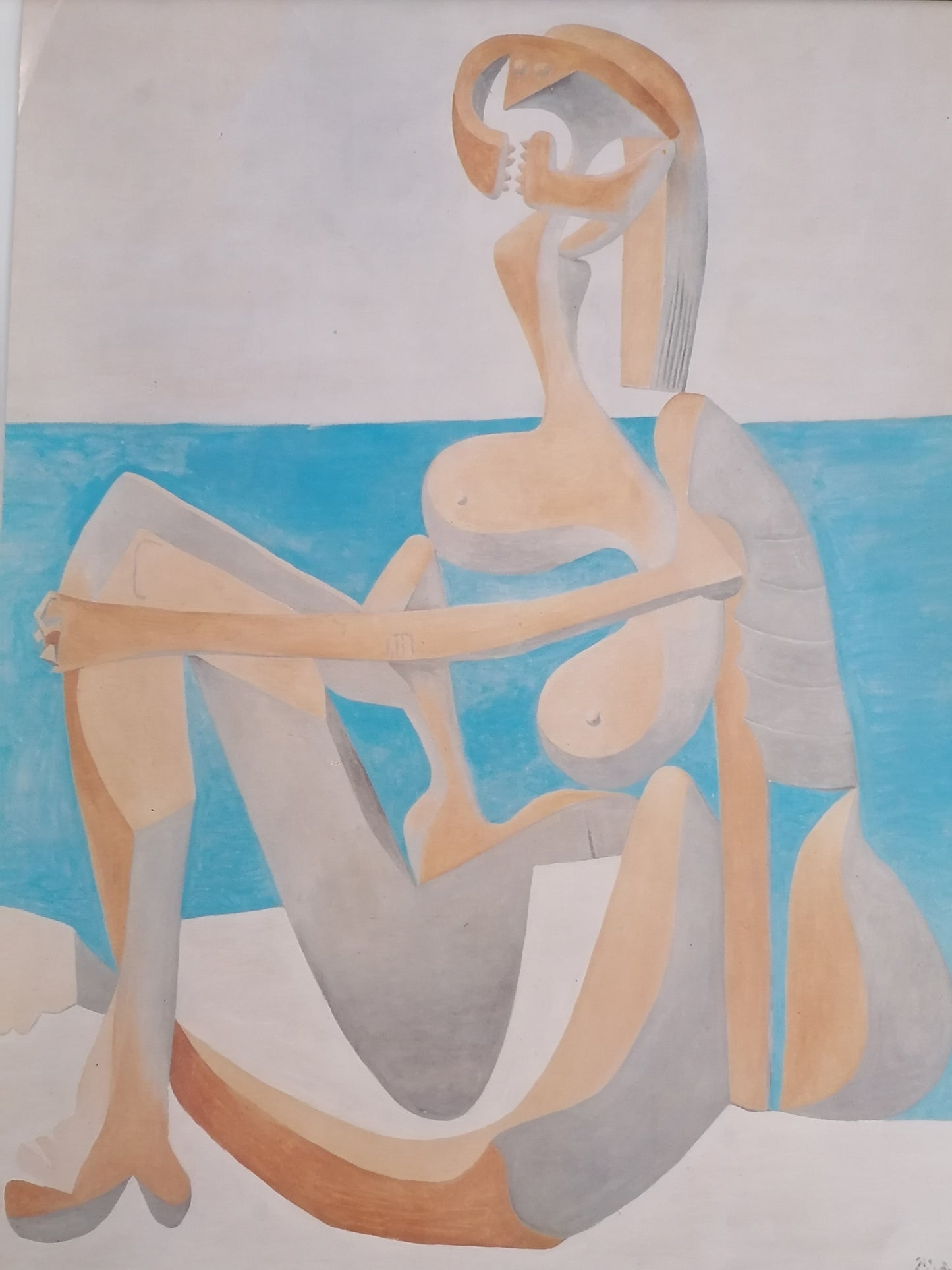 1982 Pablo Picasso "Seated Bather"