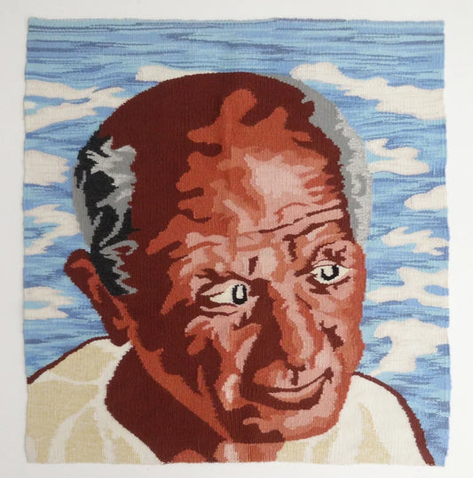 1993 Pablo Picasso Wool Wall Tapestry Homenage by Particular