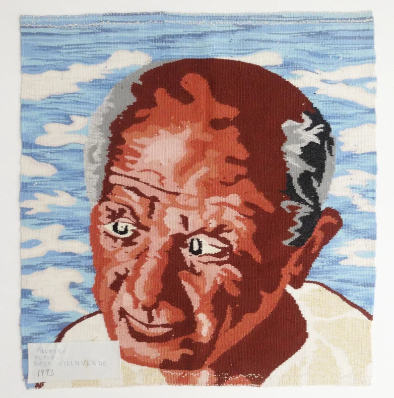 1993 Pablo Picasso Wool Wall Tapestry Homenage by Particular