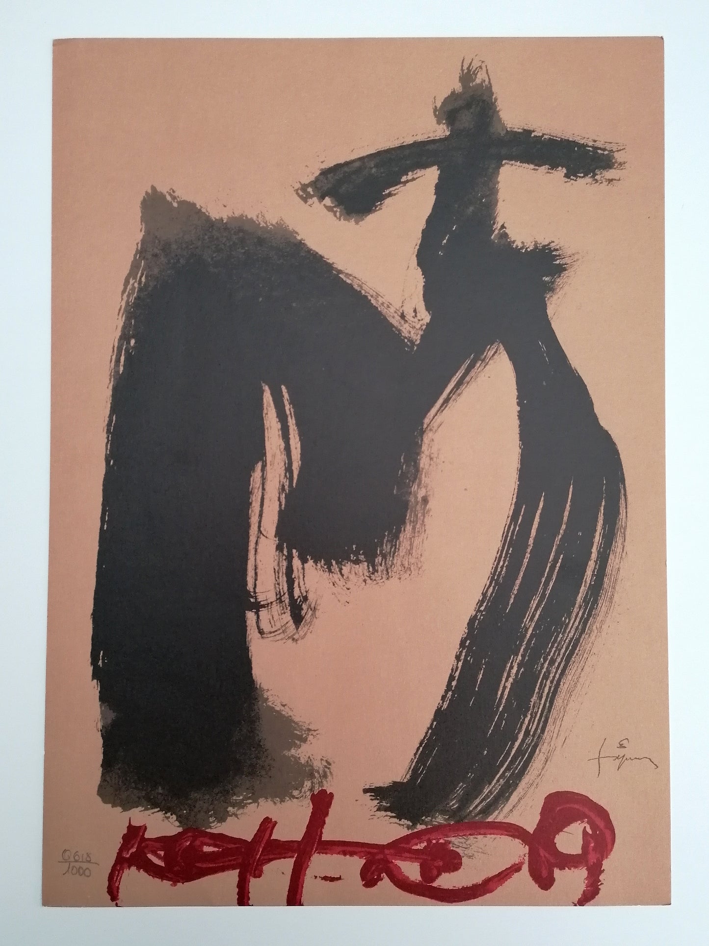 1999 Antoni Tapies Original Lithograph