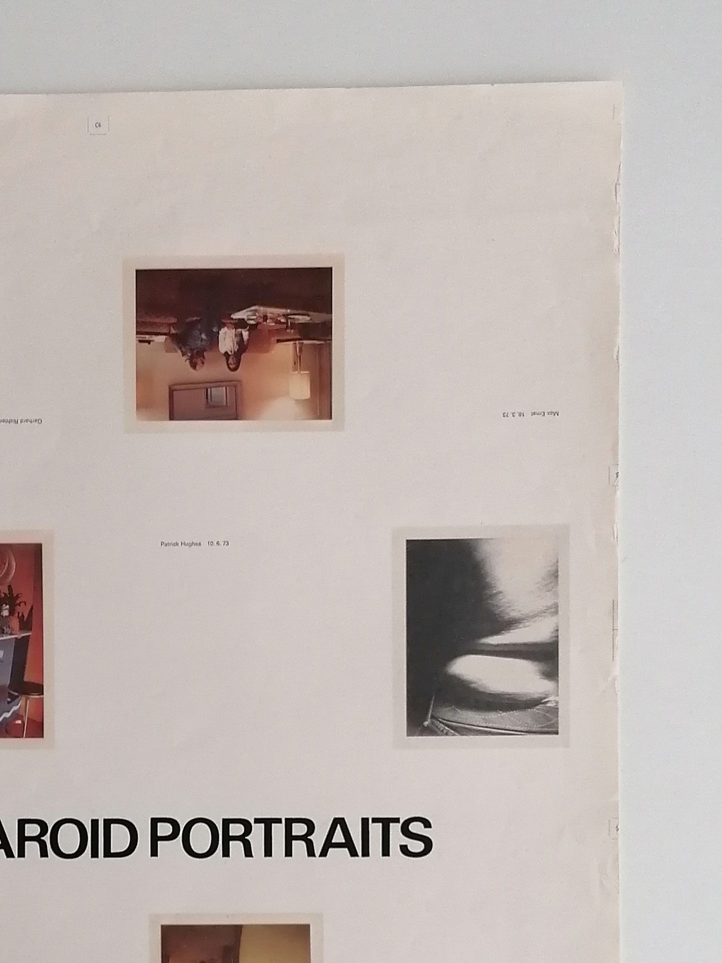 1977 Richard Hamilton Polaroid Portraits Poster from Barcelona Exhibition