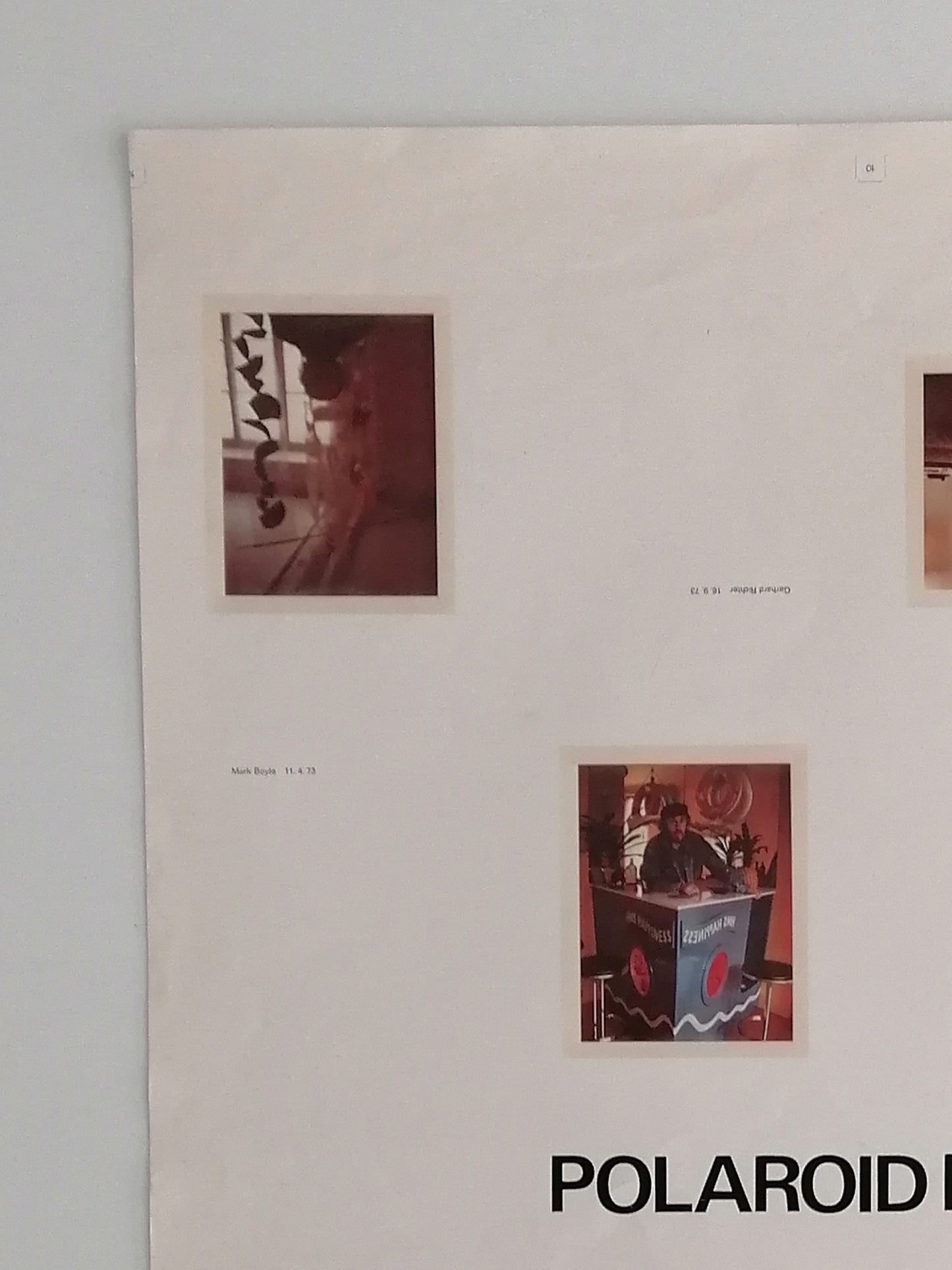 1977 Richard Hamilton Polaroid Portraits Poster from Barcelona Exhibition